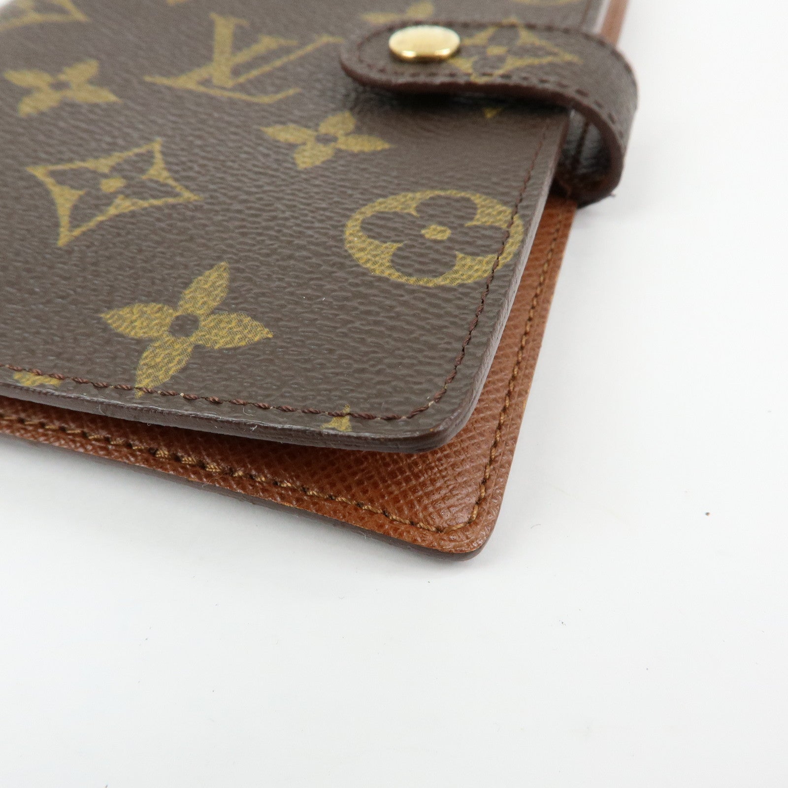 Louis Vuitton Monogram Agenda PM Planner Cover Brown R20005