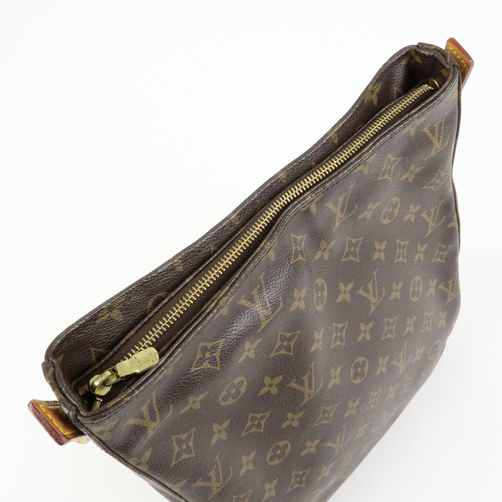 Louis Vuitton Monogram Looping GM Shoulder Bag Brown M51145