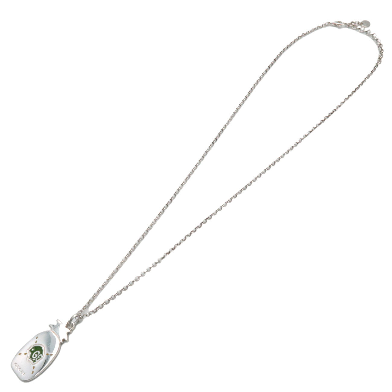 GUCCI Ghost Pinapple Necklace SV925 Silver Yellow