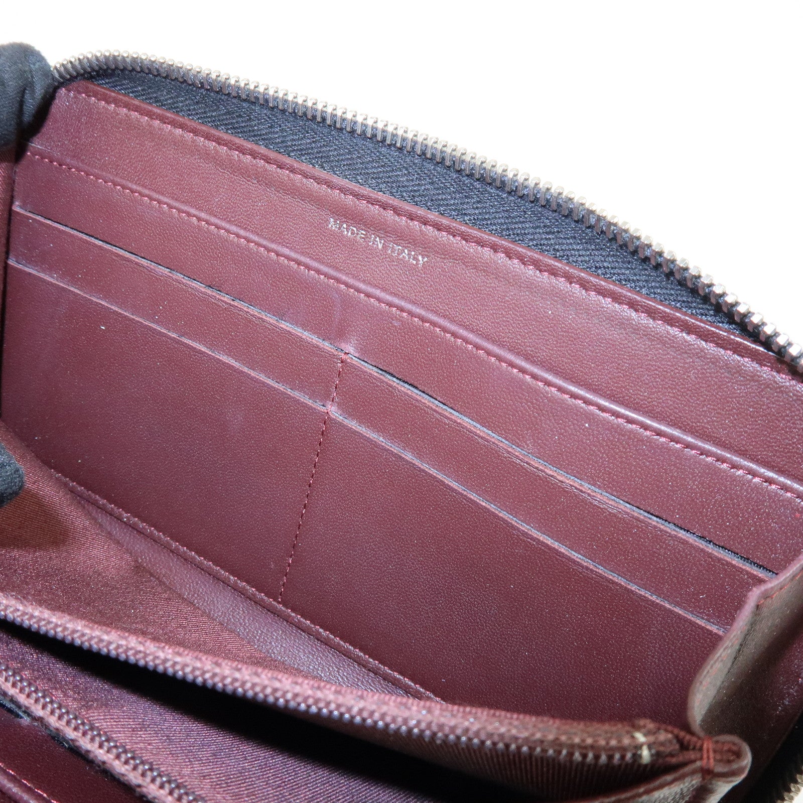 CHANEL Matelasse COCO Mark Round Zippy Long Wallet Black A50097