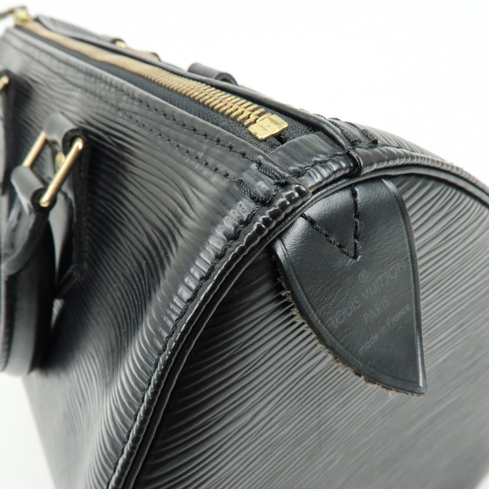 Louis Vuitton Epi Leather Speedy 25 Hand Bag Boston Bag Noir M59032