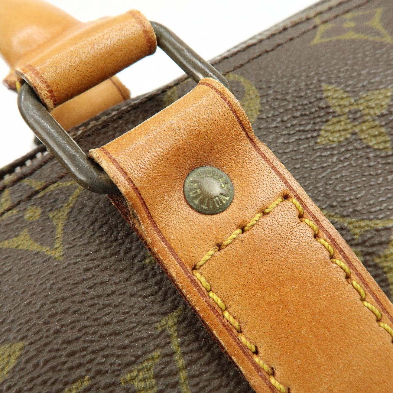 Louis Vuitton Monogram Keep All 50 Boston Bag Brown M41426