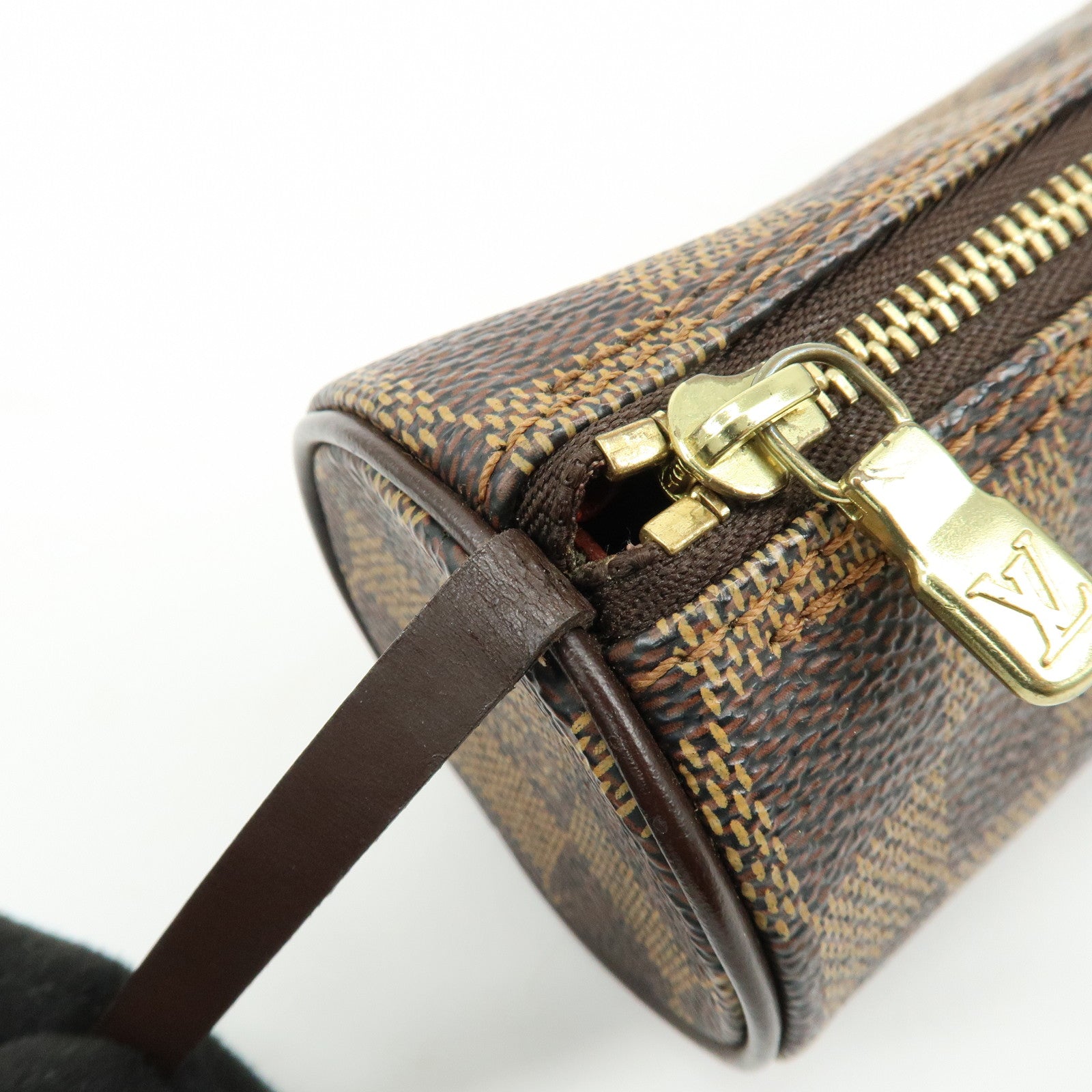 Louis Vuitton Damier Ebene Mini Pouch for Papillon Bag Brown