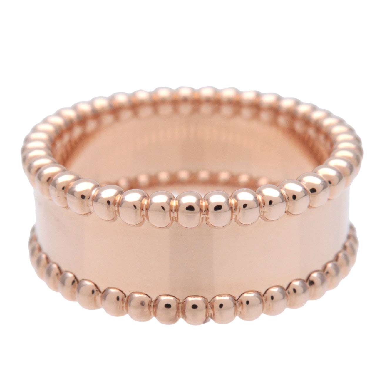Van Cleef & Arpels Perlee Signature Ring K18 Rose Gold #52 US6-6.5