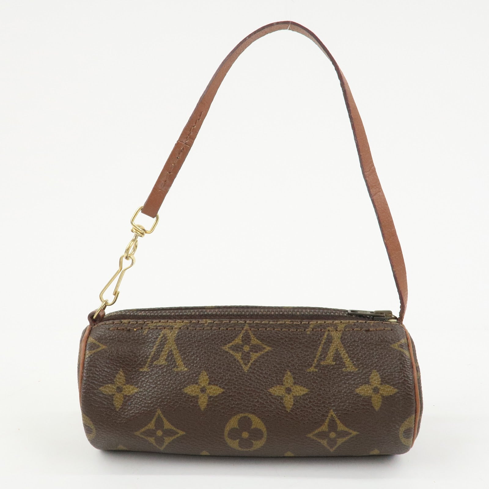 Louis Vuitton Monogram Mini Pouch for Papillon Bag Old Style Brown