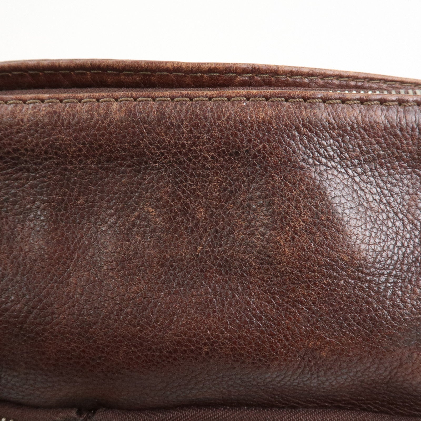 Chloe Paddington Leather Shoulder Crossbody Bag Brown