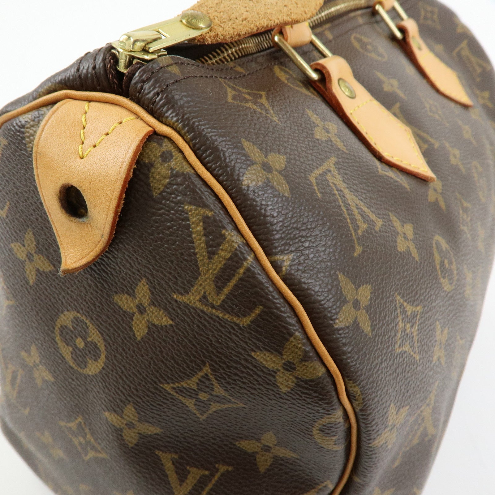 Louis Vuitton Monogram Speedy 30 Boston Bag Hand Bag Brown M41526