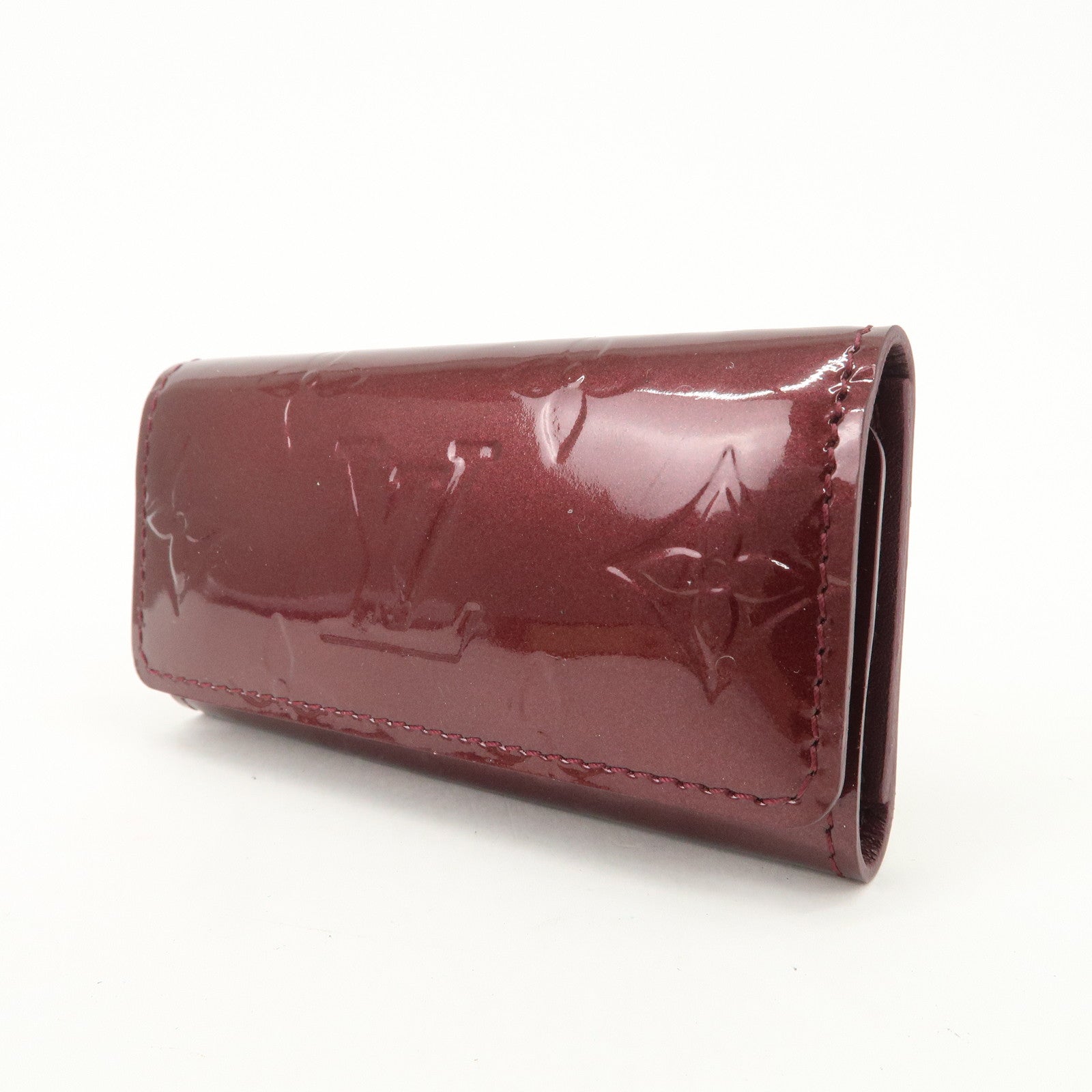 Louis Vuitton Vernis Multicles 4 Key Case Rouge Fauviste M91542