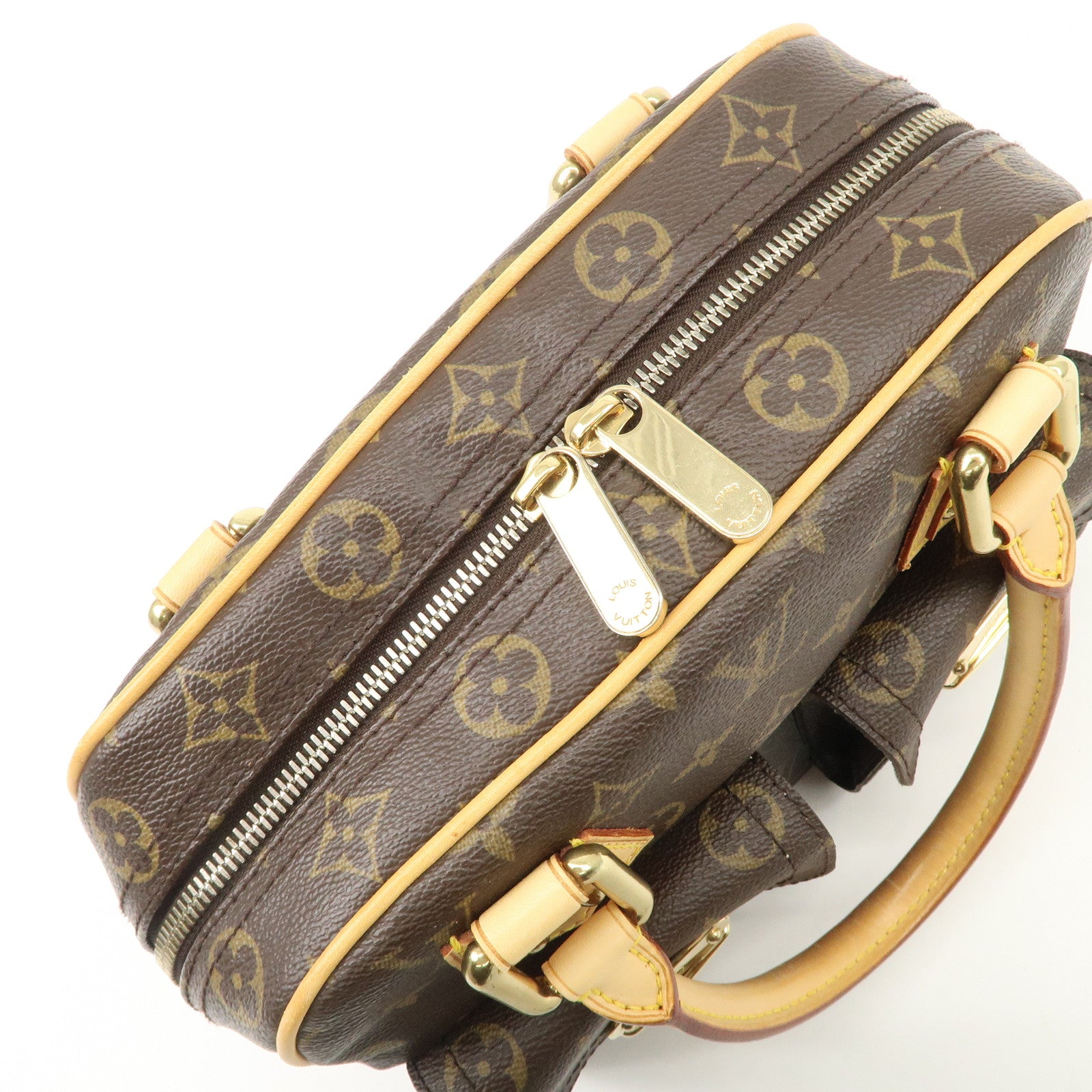 Louis Vuitton Monogram Manhattan PM Hand Bag M40026 Used