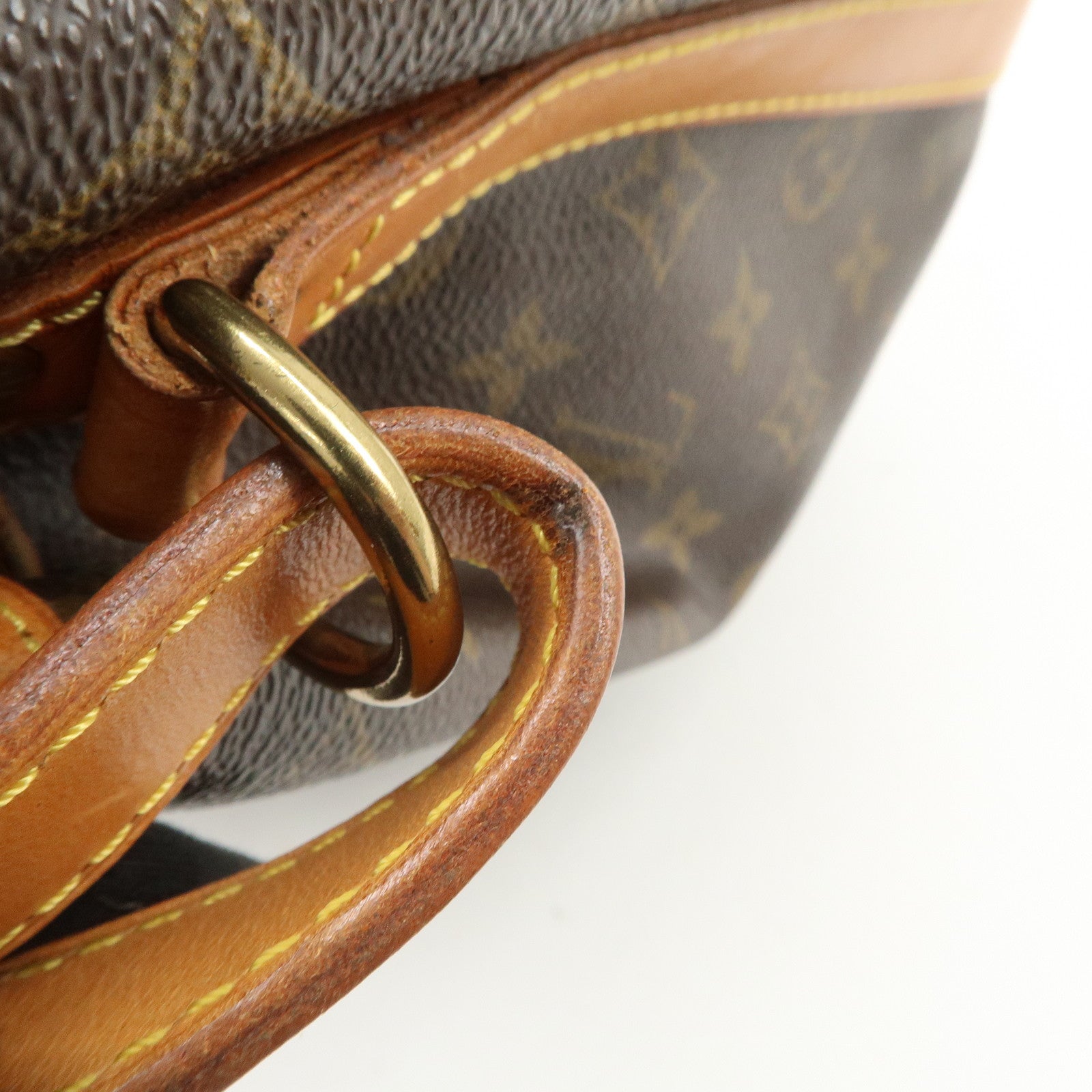 Louis Vuitton Monogram Petit Noe Shoulder Bag Brown M42226