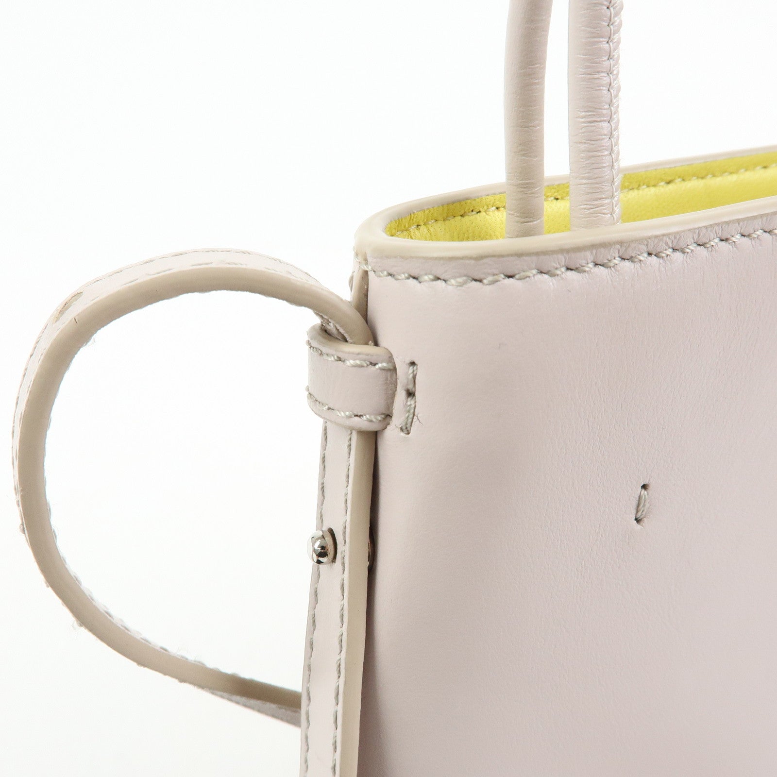 Chloe Sense Micro Leather 2Way Bag Shoulder Bag Hand Bag Pink Beige