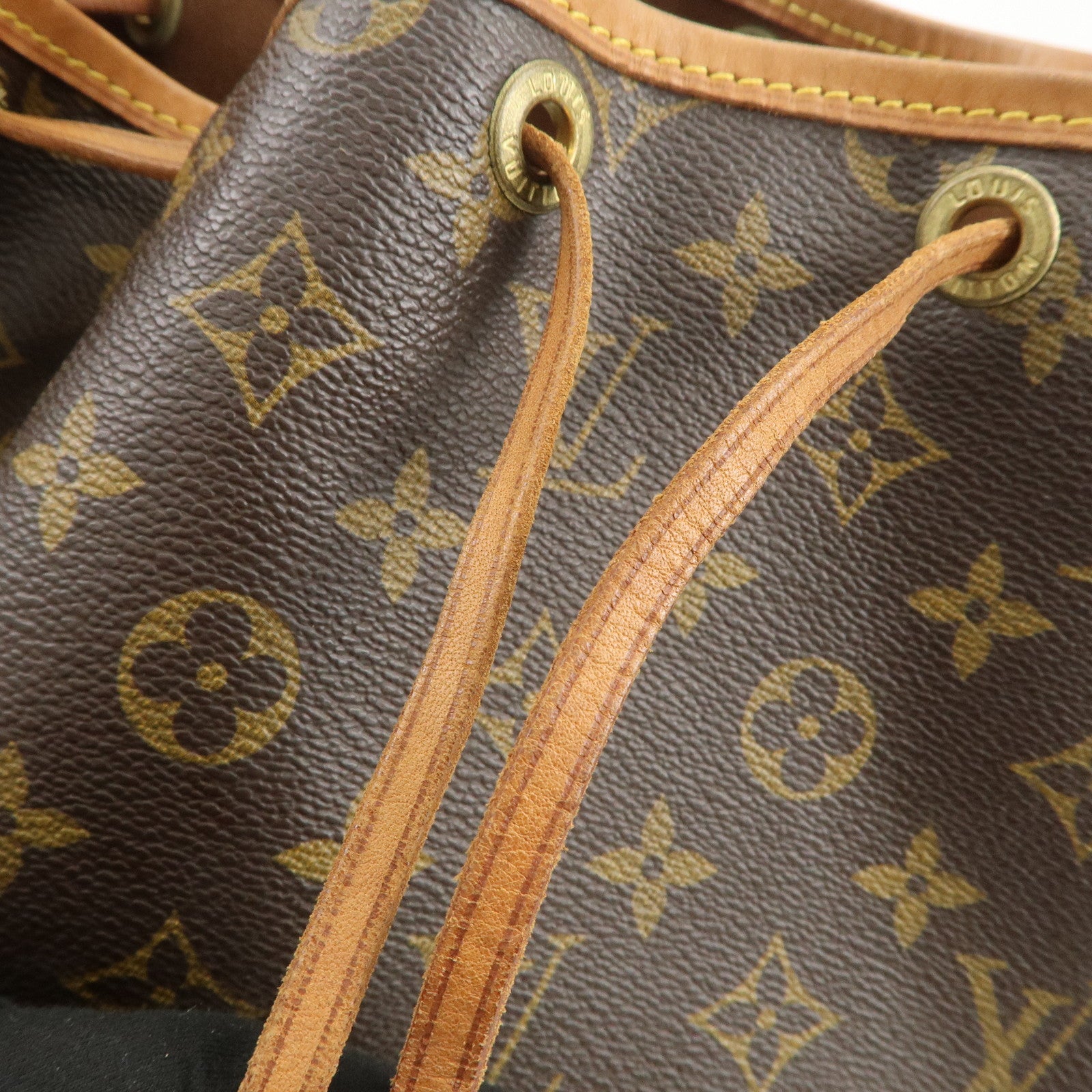 Louis Vuitton Monogram Noe Shoulder Bag Hand Bag Brown M42224