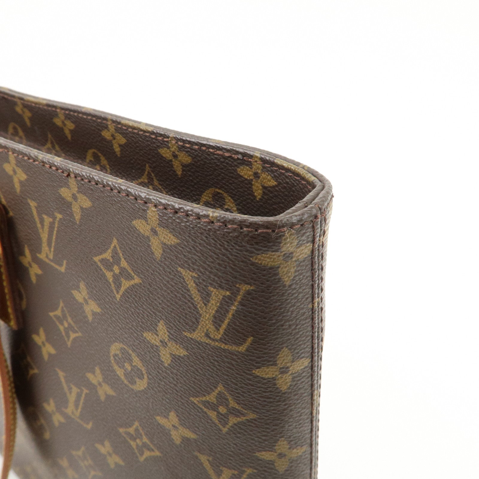 Louis Vuitton Monogram Luco Tote Bag Hand Bag Brown M51155 Used