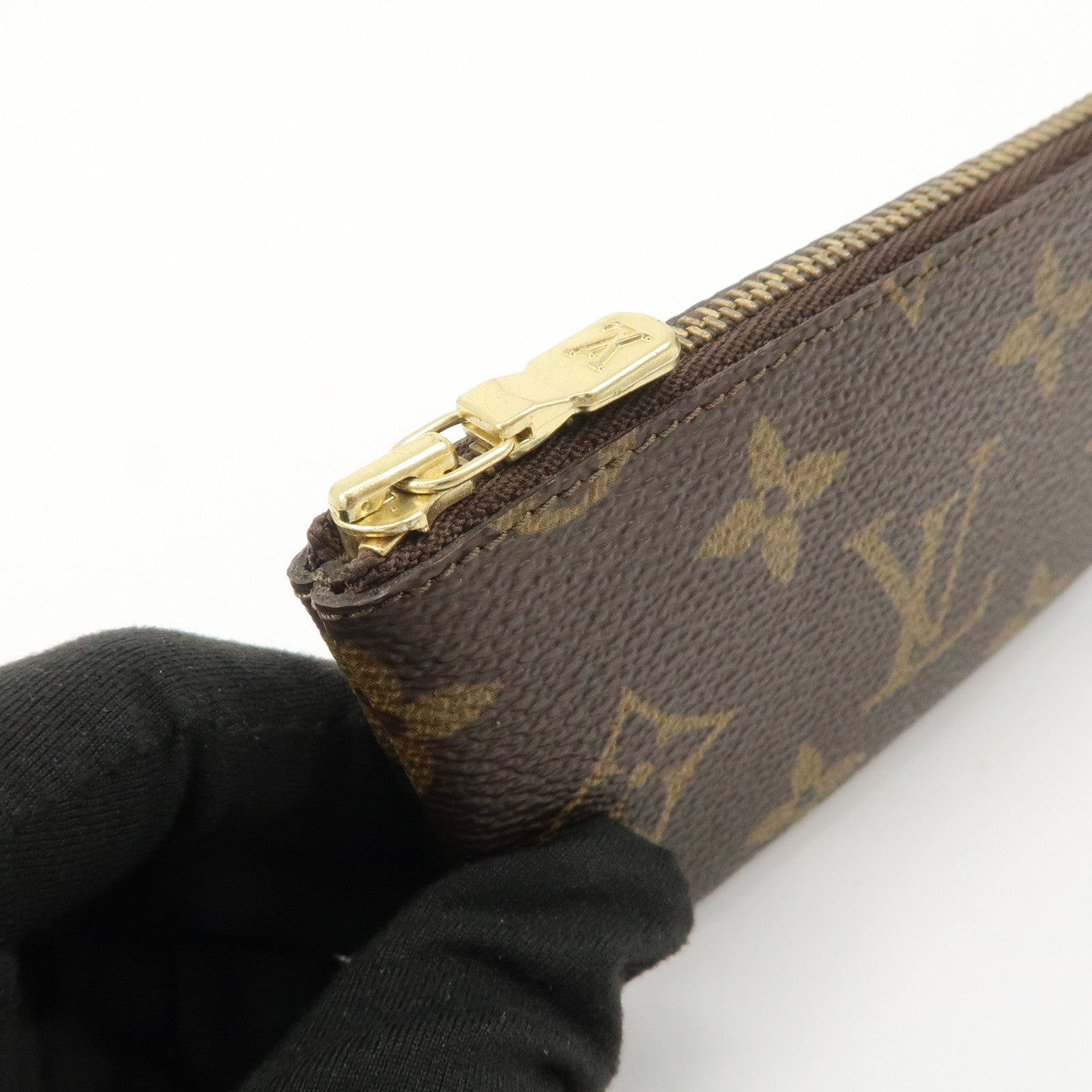 Louis Vuitton Monogram Pochette Cles Coin Case Key Case M62650