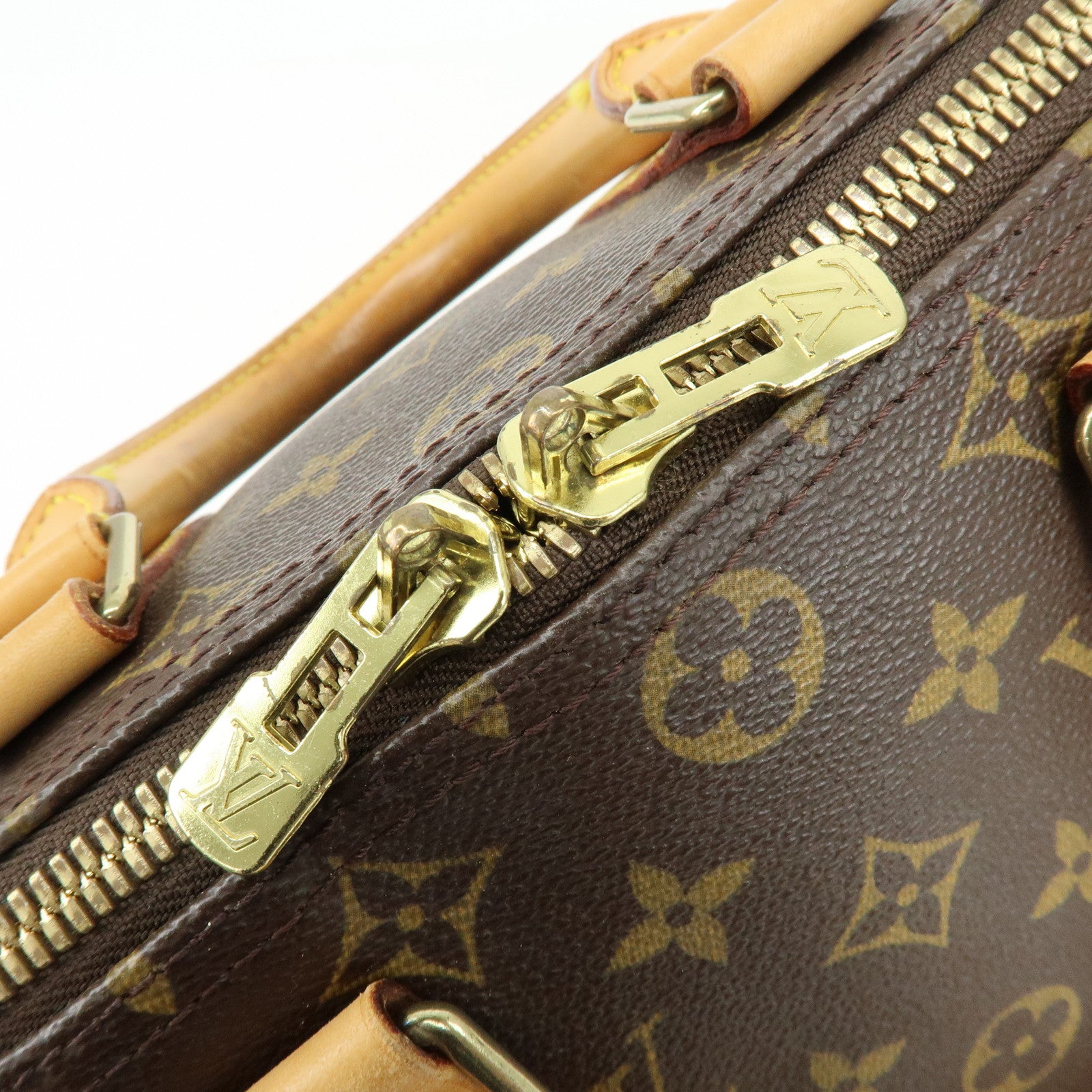 Louis Vuitton Monogram Keep All 45 Boston Bag Brown M41428