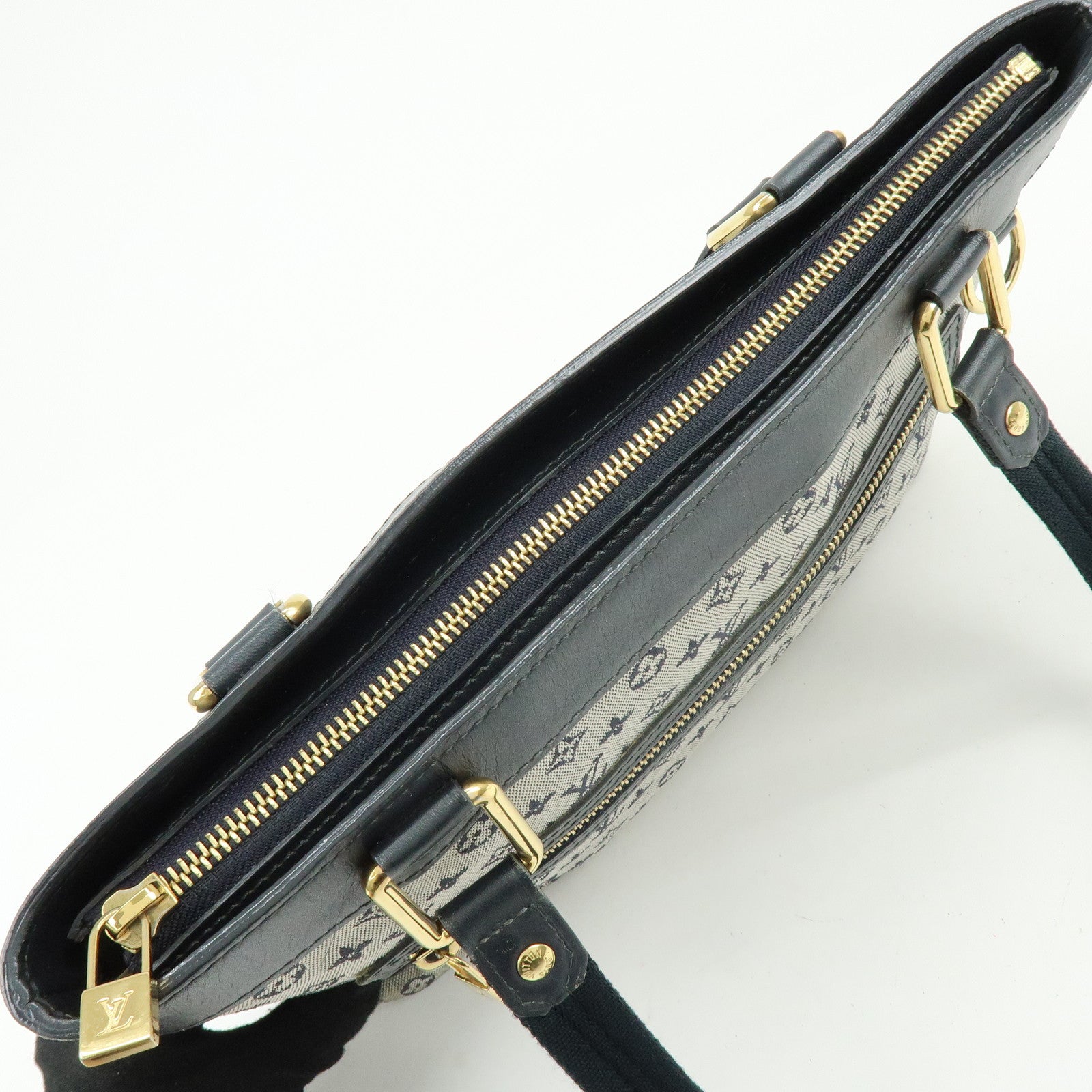 Louis Vuitton Monogram Mini Lucille PM Hand Bag Blue M92676