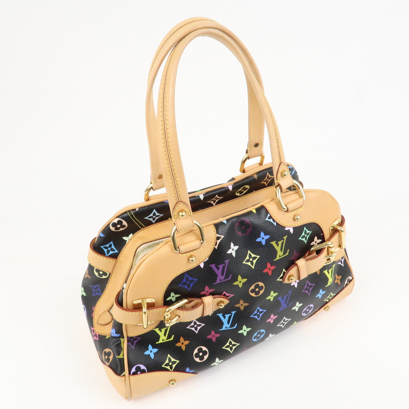 Louis Vuitton Monogram Multicolor Claudia Hand Bag M40194
