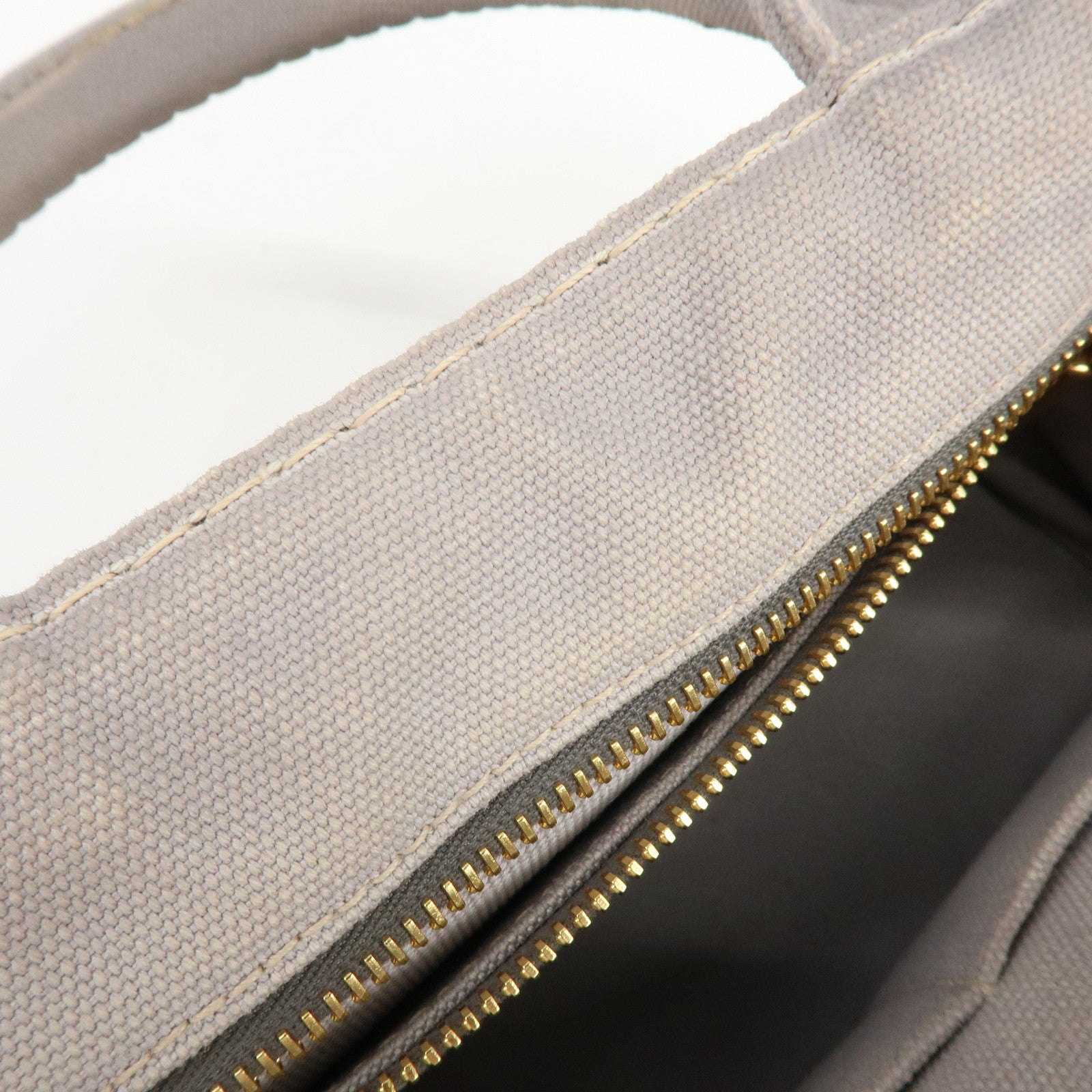 PRADA Canapa Mini 2Way Bag Hand Shoulder Bag Gray B2439G