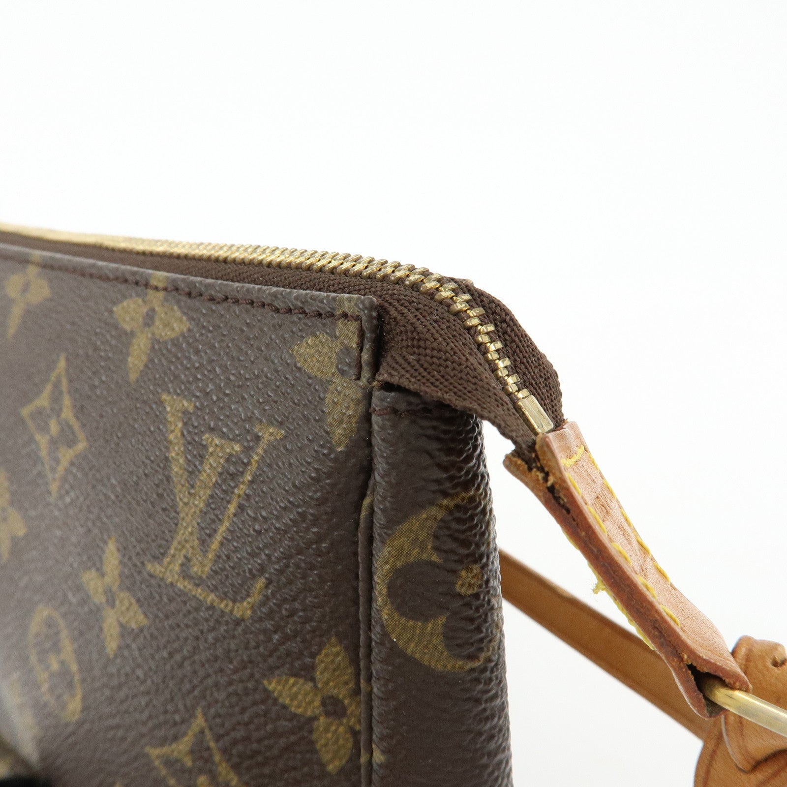Louis Vuitton Monogram Pochette Accessoires Pouch Hand Bag M51980