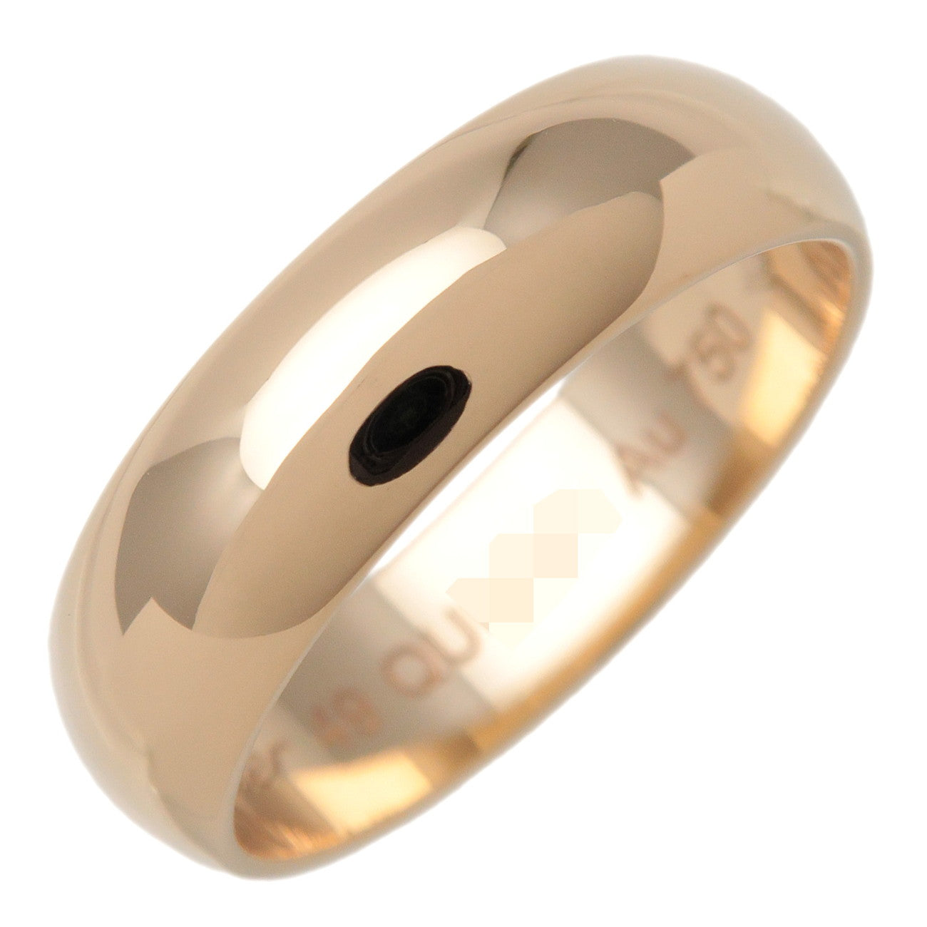 Cartier 1895 Wedding Ring K18 750YG #49 US5 EU49 HK10.5 Yellow Gold