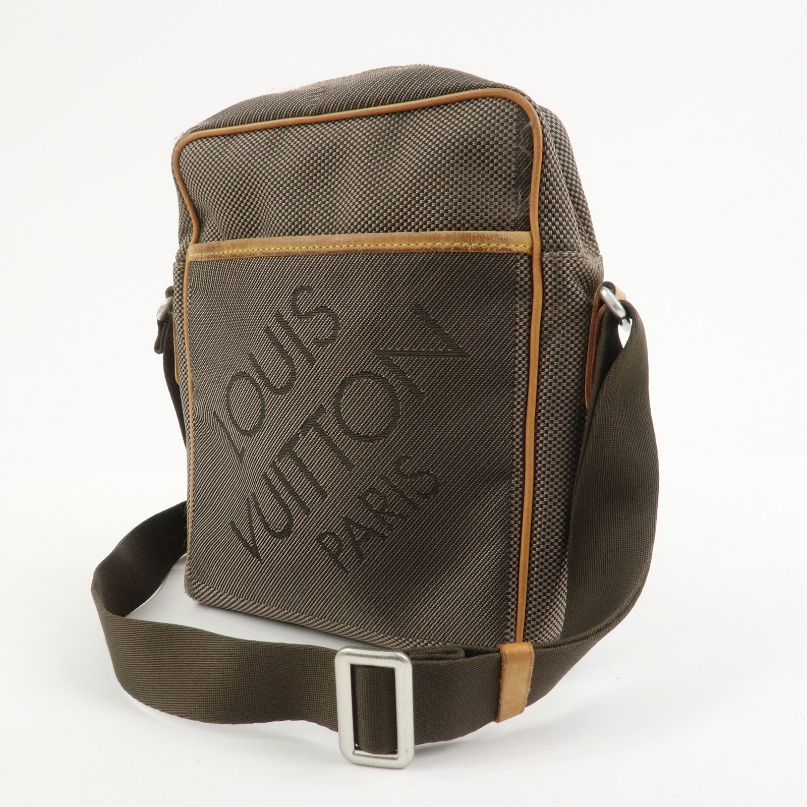 Louis Vuitton Damier Geant Citadin NM Shoulder Bag Terre M93224