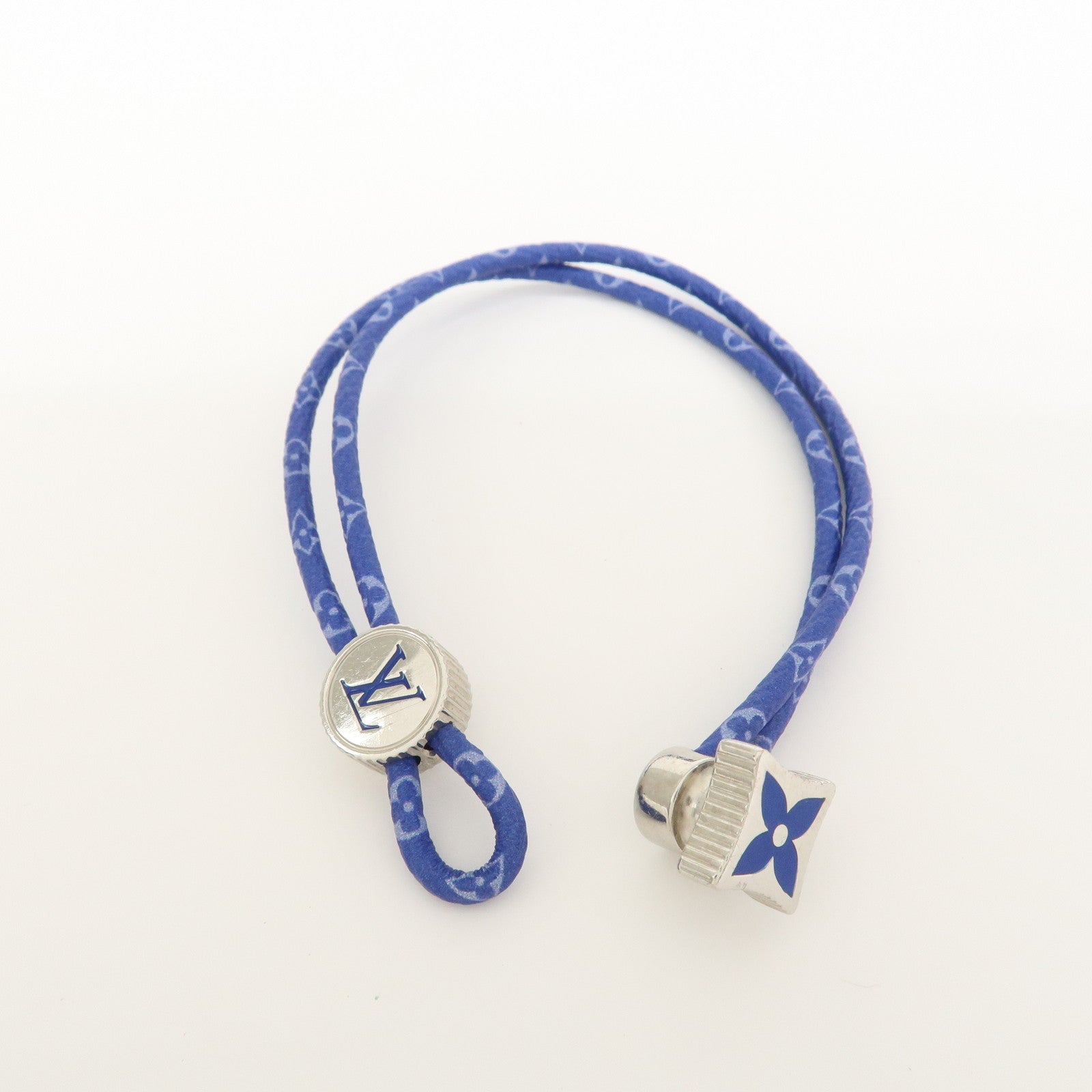 Louis Vuitton Monogram Canvas Catch It Bracelet Blue M106