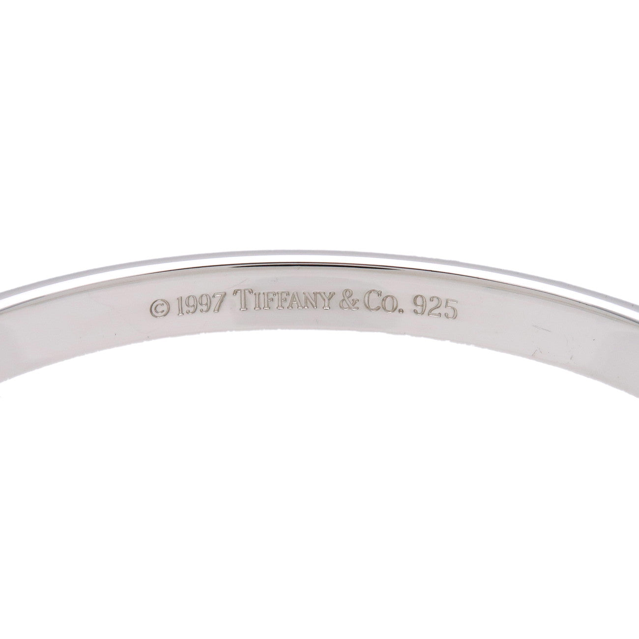 Tiffany & Co 1837 Narrow Bangle Bracelet SV925 Silver
