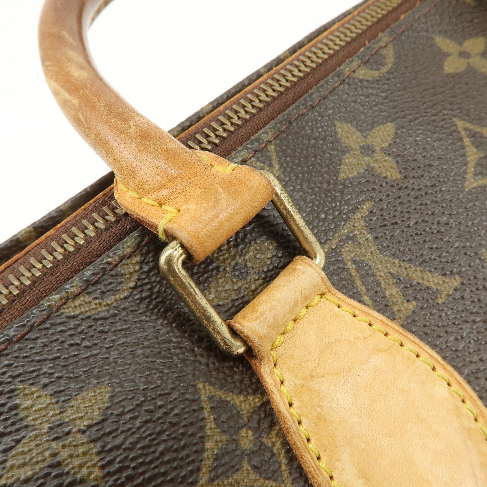 Louis Vuitton Monogram Popincourt Hand Bag Brown M40009 Used