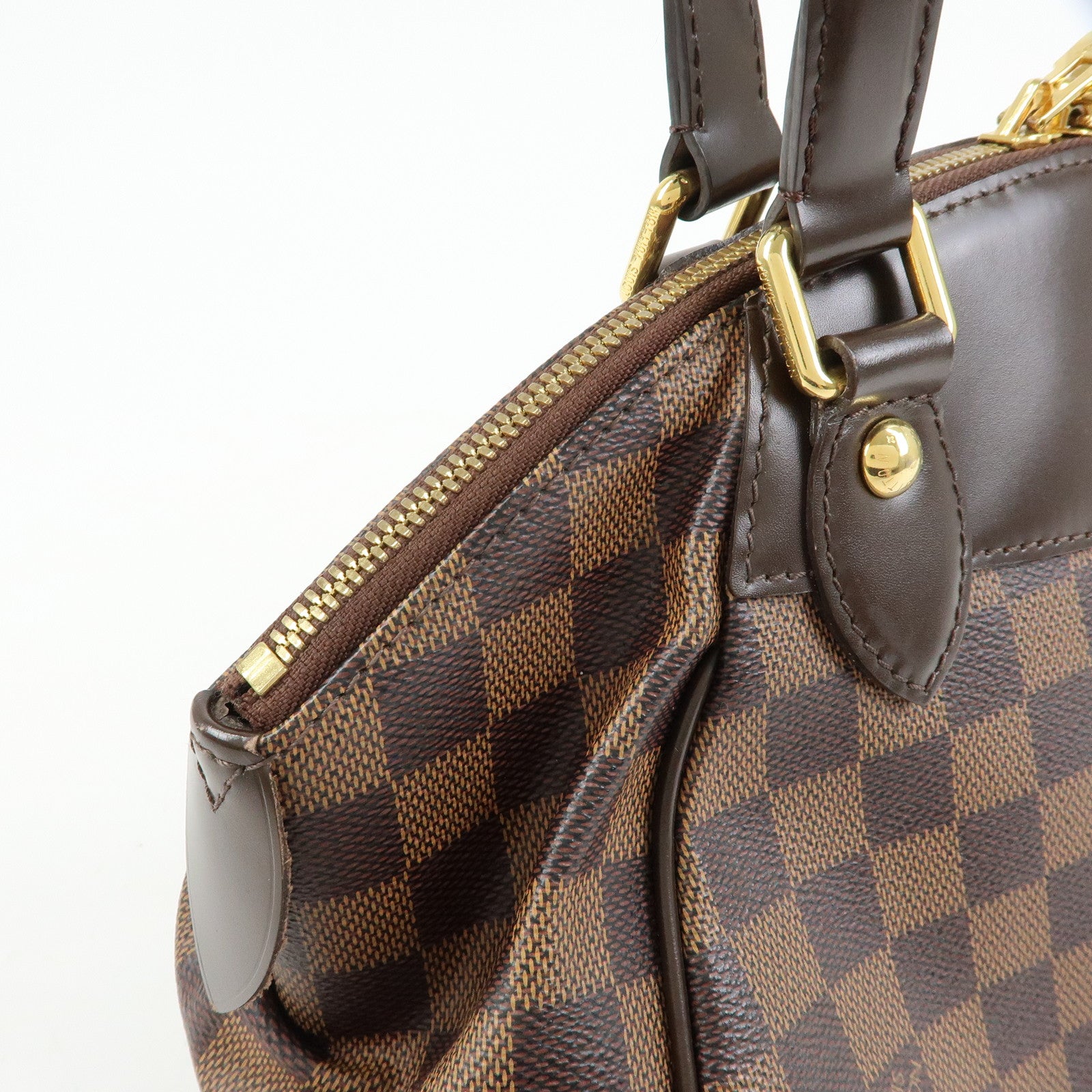 Louis Vuitton Damier Ebene Verona PM Hand Bag Brown N41117