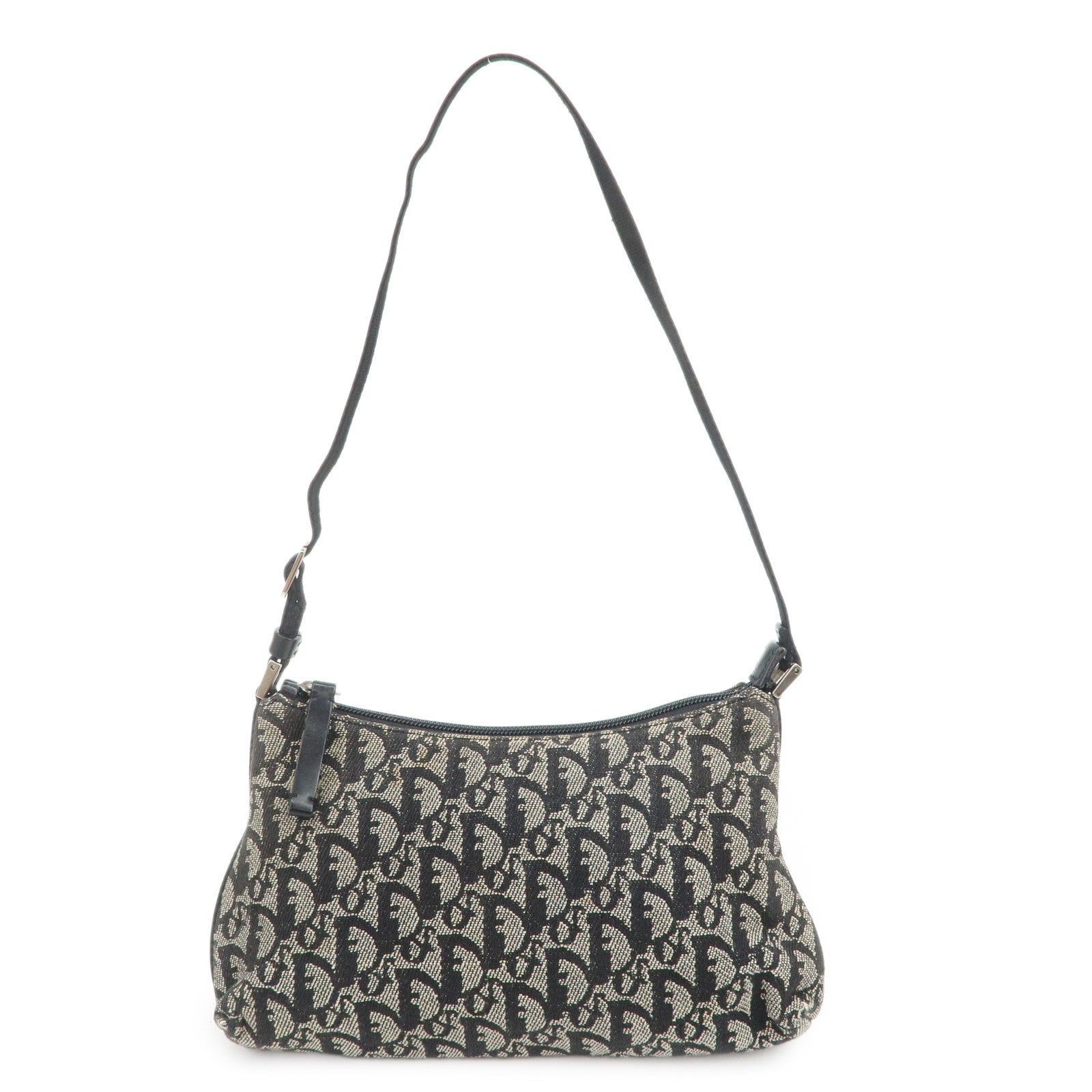 Christian Dior Trotter Jacquard Canvas Nylon Hand Bag Shoulder Bag