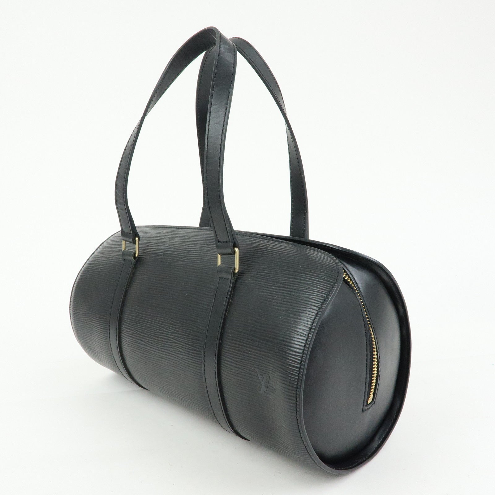 Louis Vuitton Epi Soufflot Leather Shoulder Hand Bag Noir M52222