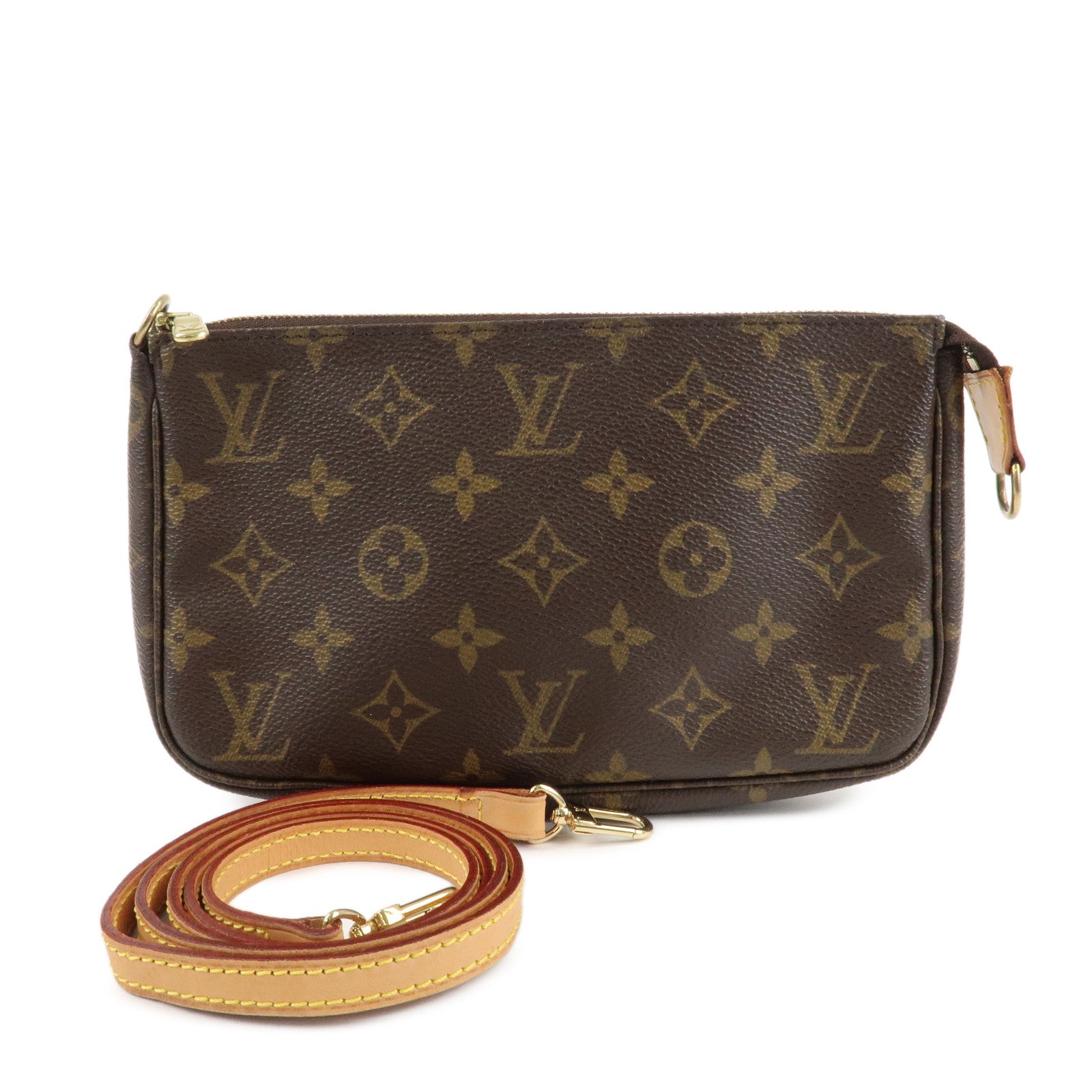 Louis Vuitton Monogram Pochette Accessoires & Strap M51980 J00145 Used