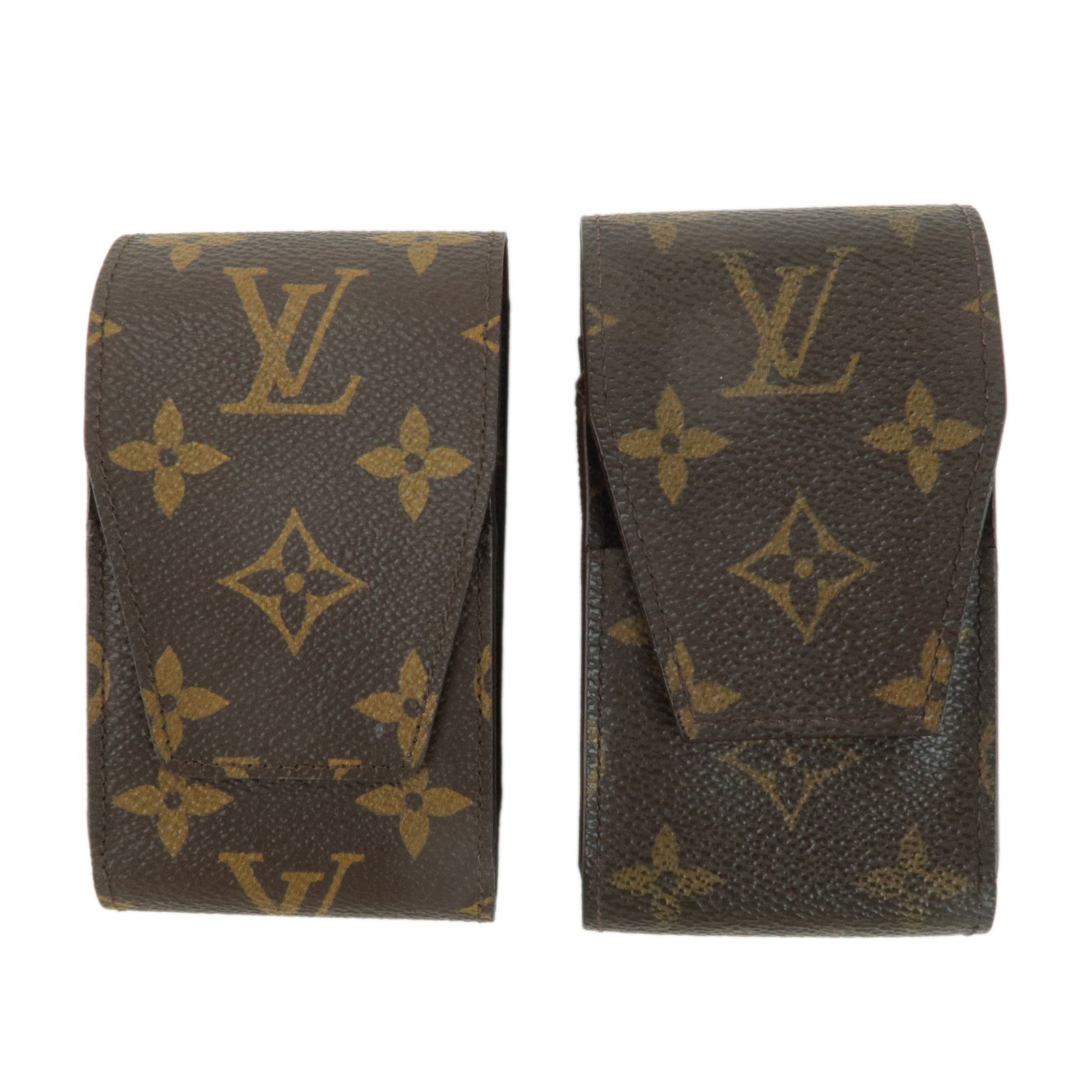 Louis Vuitton Monogram Set of 2 Etui Cigarette Case M63024 Used