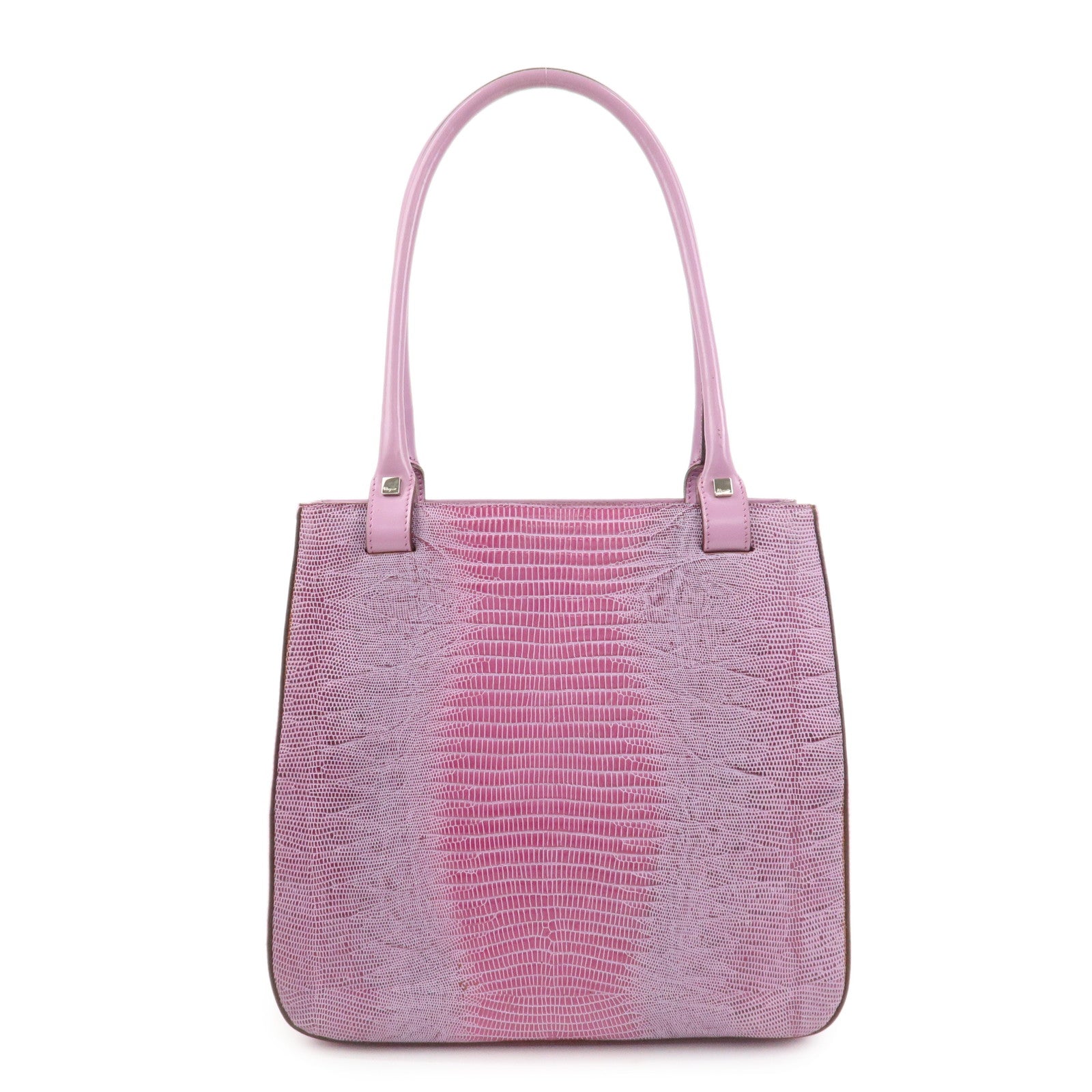 Ferragamo Embossed Leather Shoulder Bag Hand Bag Pink AU-21 1237