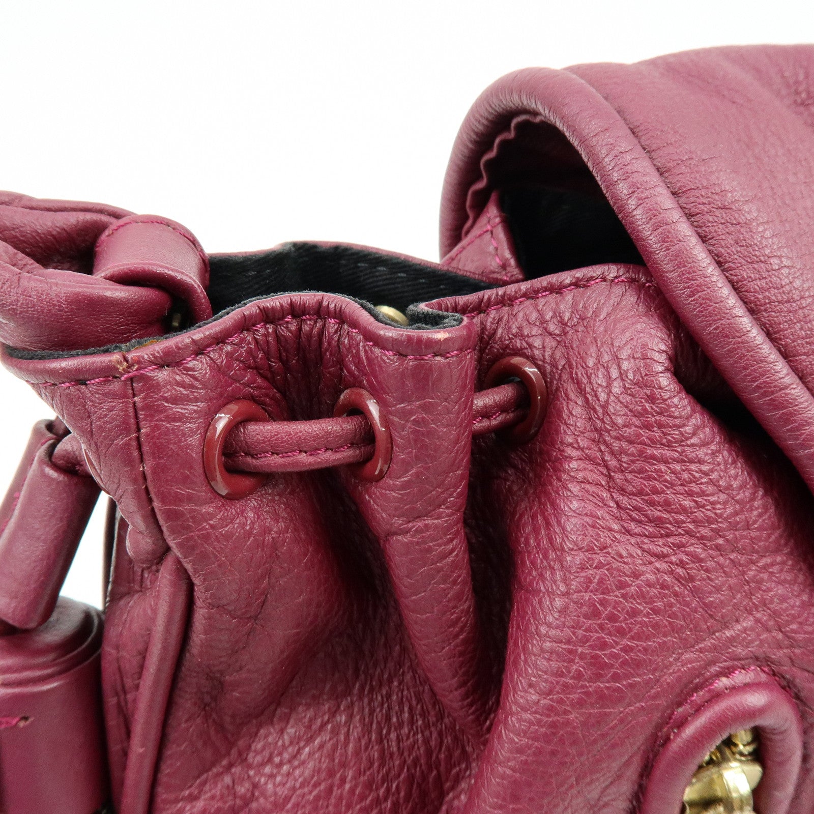 Chloe See By Chloe Leather Shoulder Bag Crossbody Bag Bordeaux
