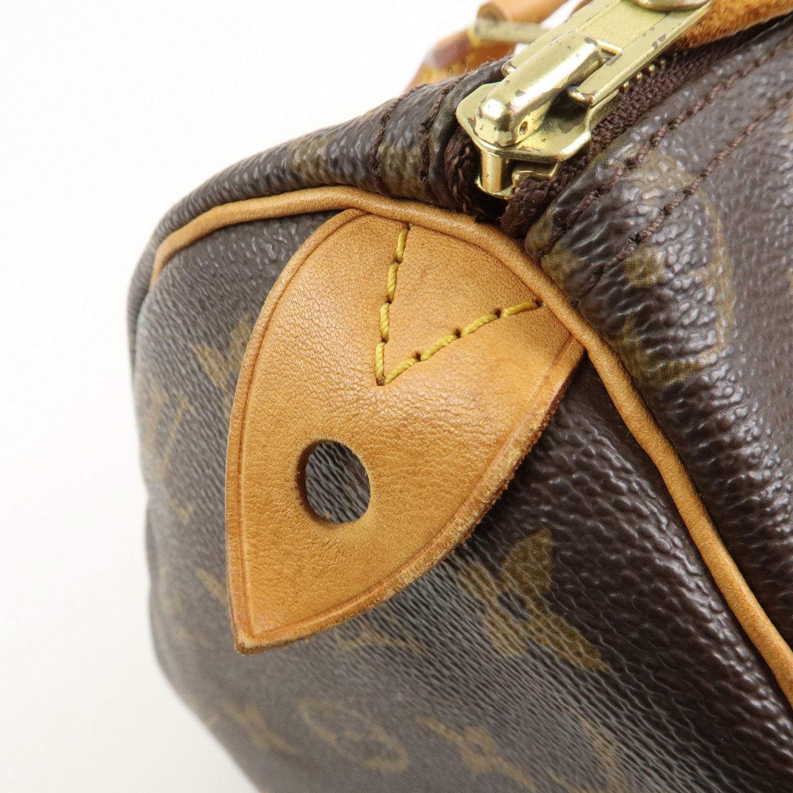 Louis Vuitton Monogram Speedy 25 Boston Bag Hand Bag Brown M41528