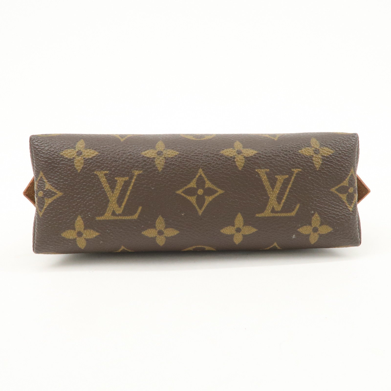 Louis Vuitton Monogram Pochette Cosmetic Pouch Brown M47515