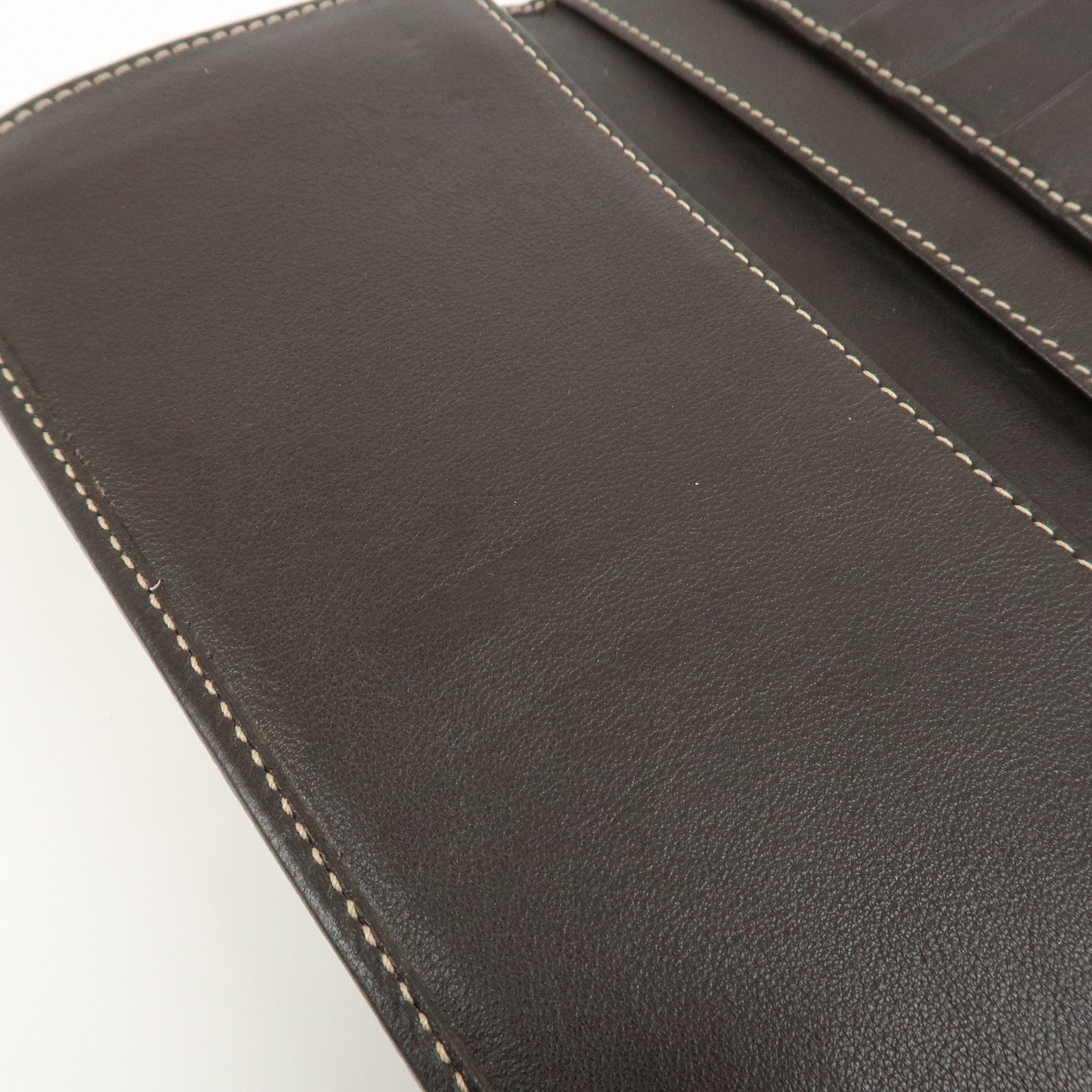 GUCCI Lovely Heart GG Canvas Bi-fold Long Wallet Beige Brown 203550