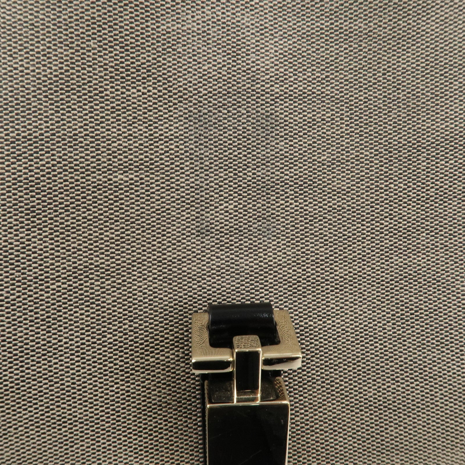 GUCCI Jackie Leather Shoulder Bag Beige Black 002.1067 Used