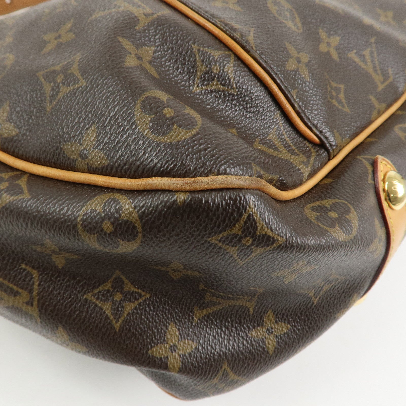 Louis Vuitton Monogram Galliera PM Shoulder Bag Brown M56382