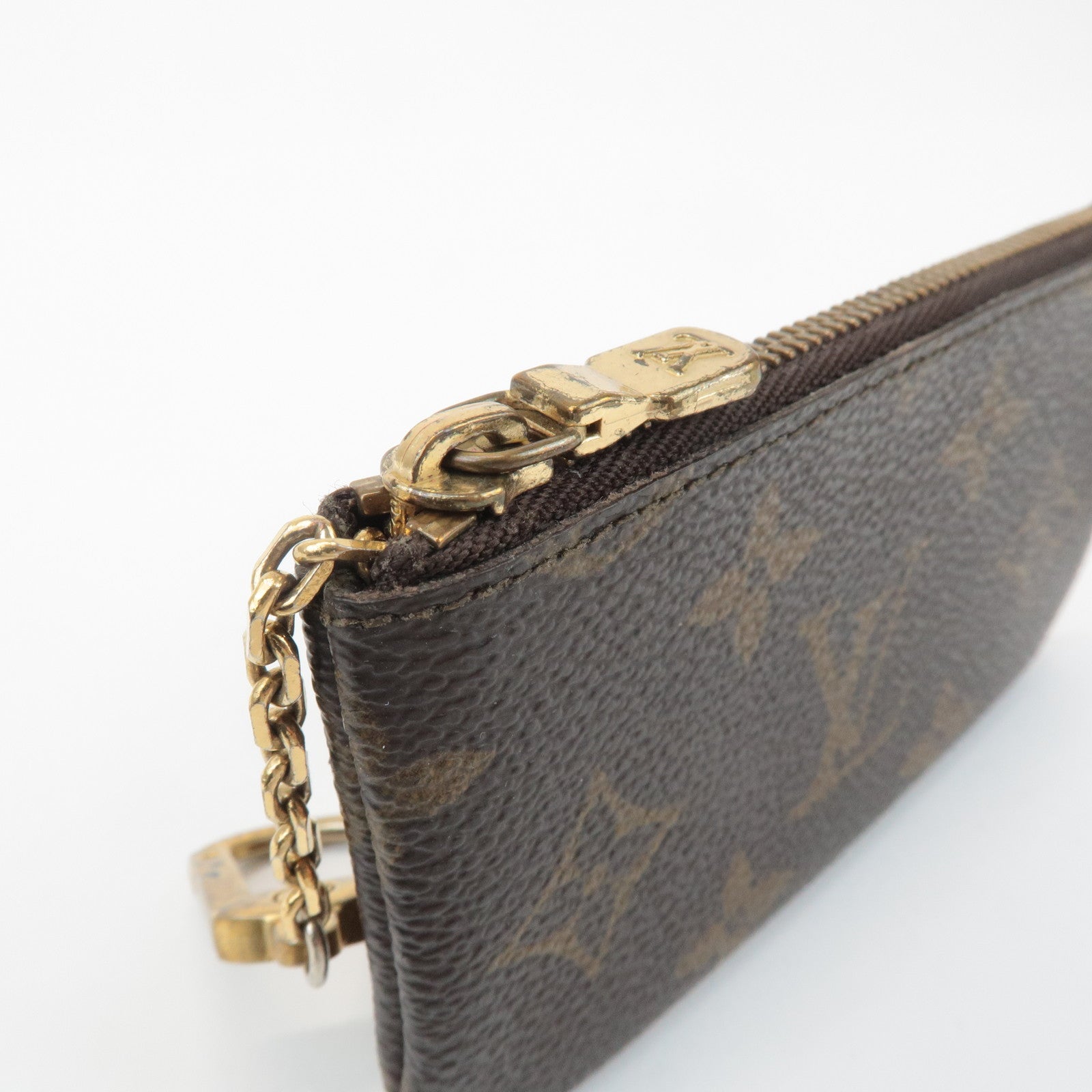 Louis Vuitton Monogram Pochette Cles Coin Case Key Case M62650