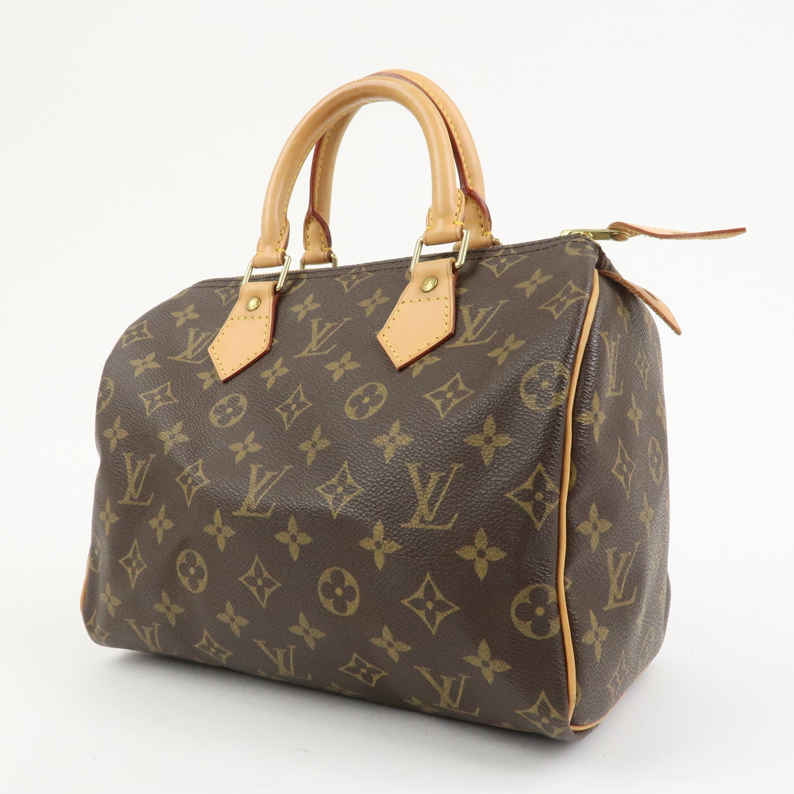 Louis Vuitton Monogram Speedy 25 Boston Bag Hand Bag Brown M41528