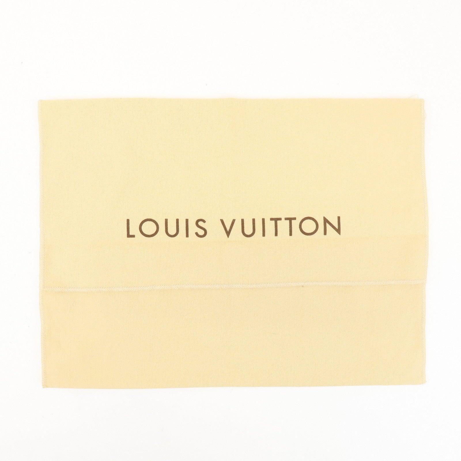 Louis Vuitton Set of 10 Dust Bag Storage Bag Flap Style Beige
