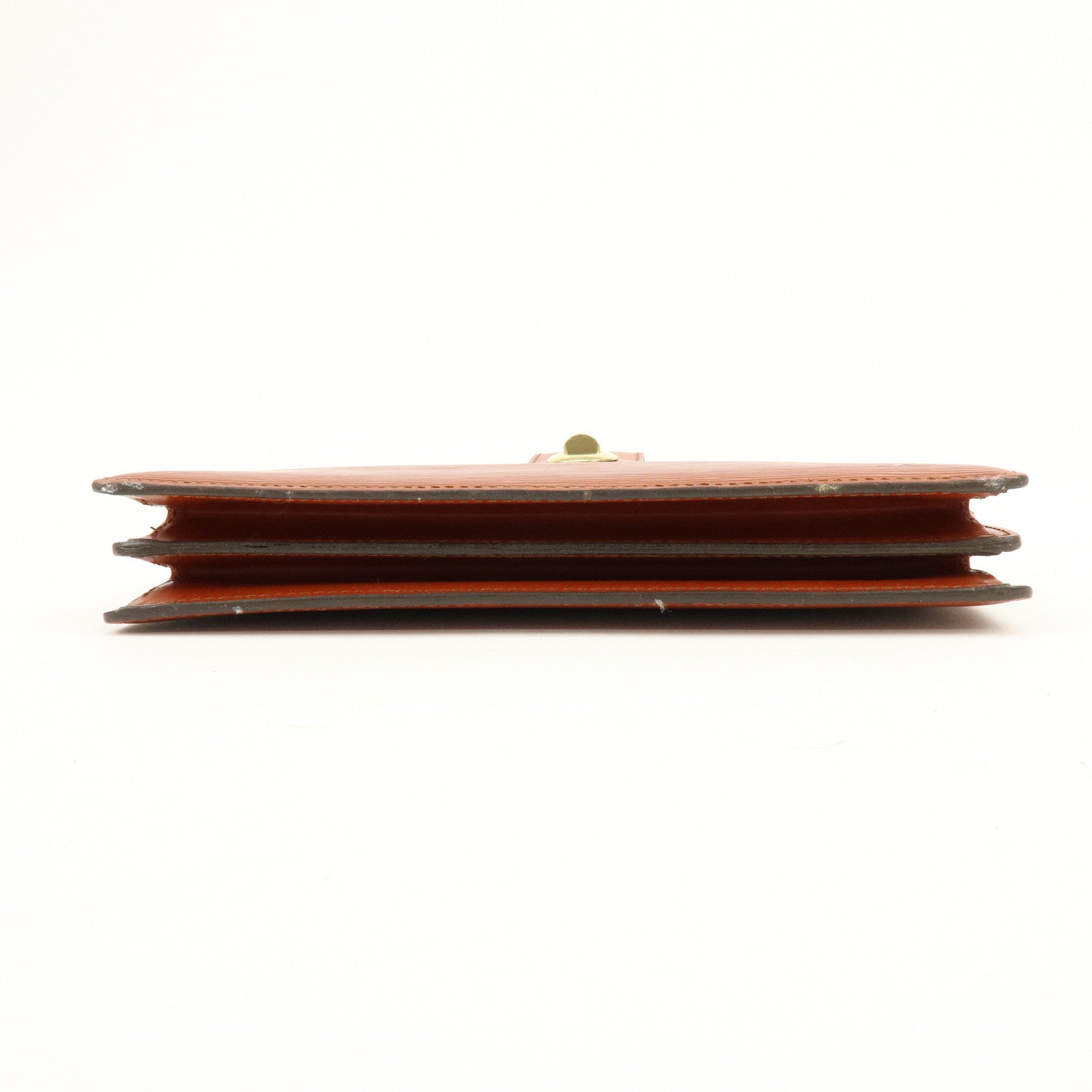 Louis Vuitton Epi Leather Capucines Shoulder Bag Kenya Brown M52343