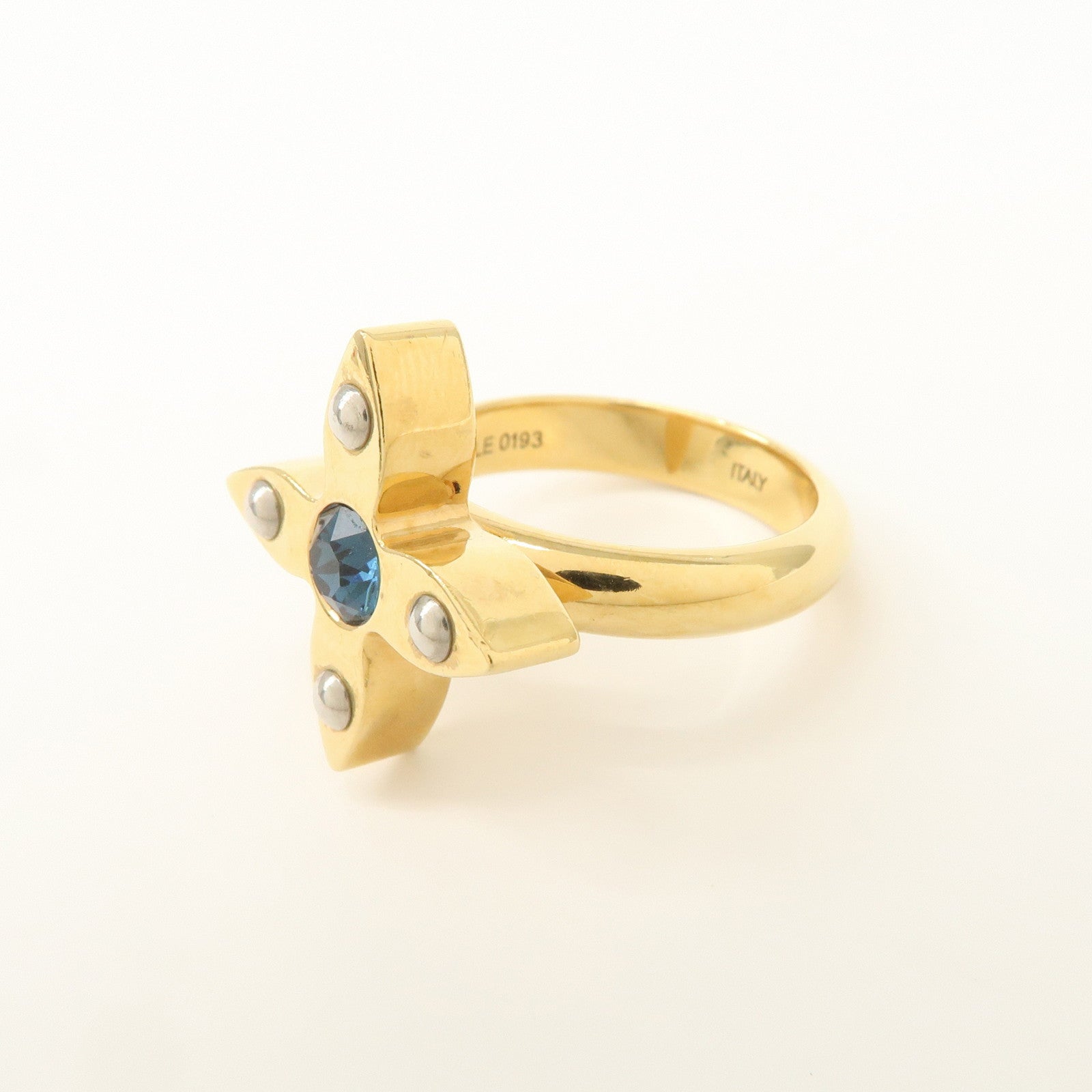 Louis Vuitton Set of 2 Bague Love Letters Ring Size M M67117