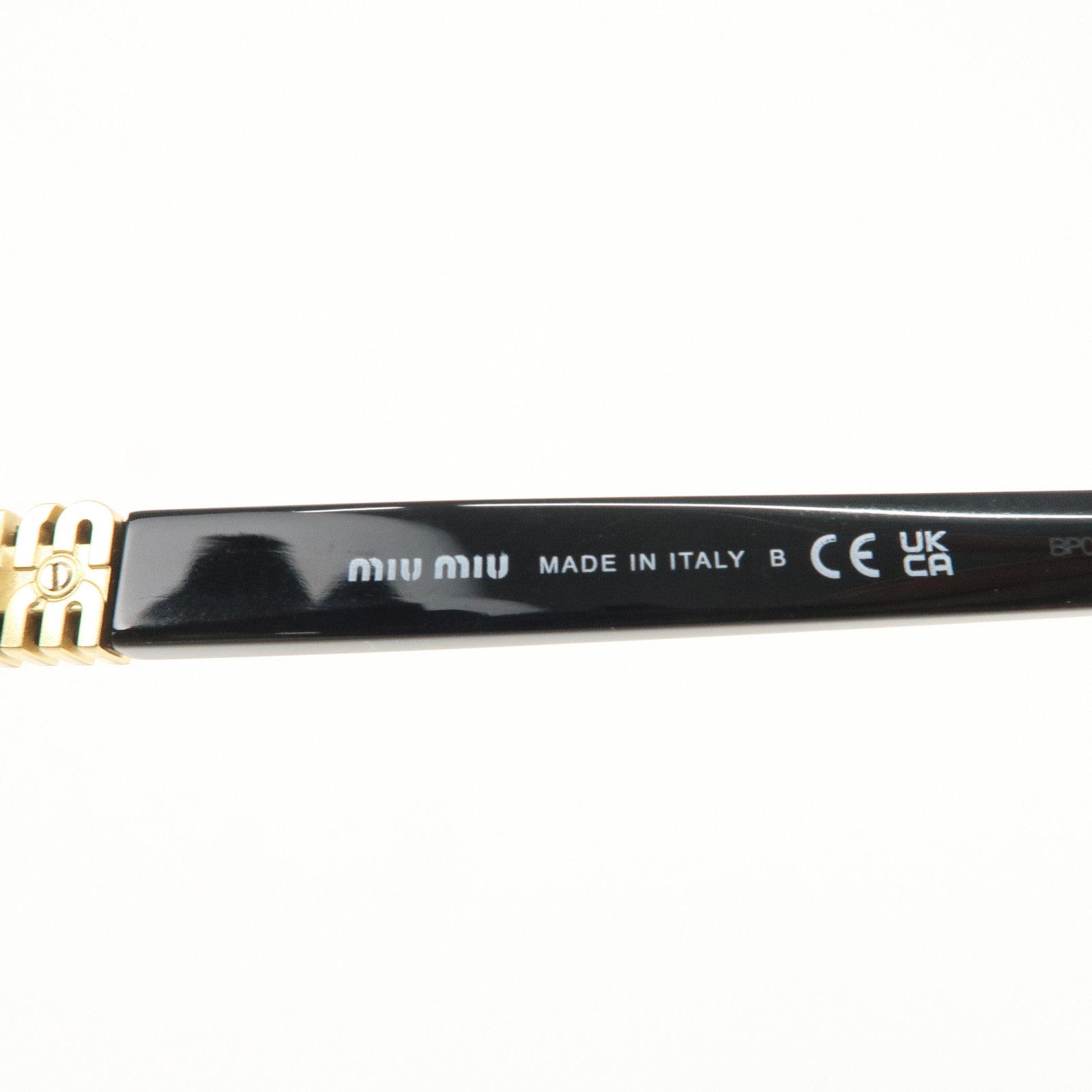 MIU MIU Plastic Metal Sunglasses SMU 10Z 54□17 1AB-08N 140 0N