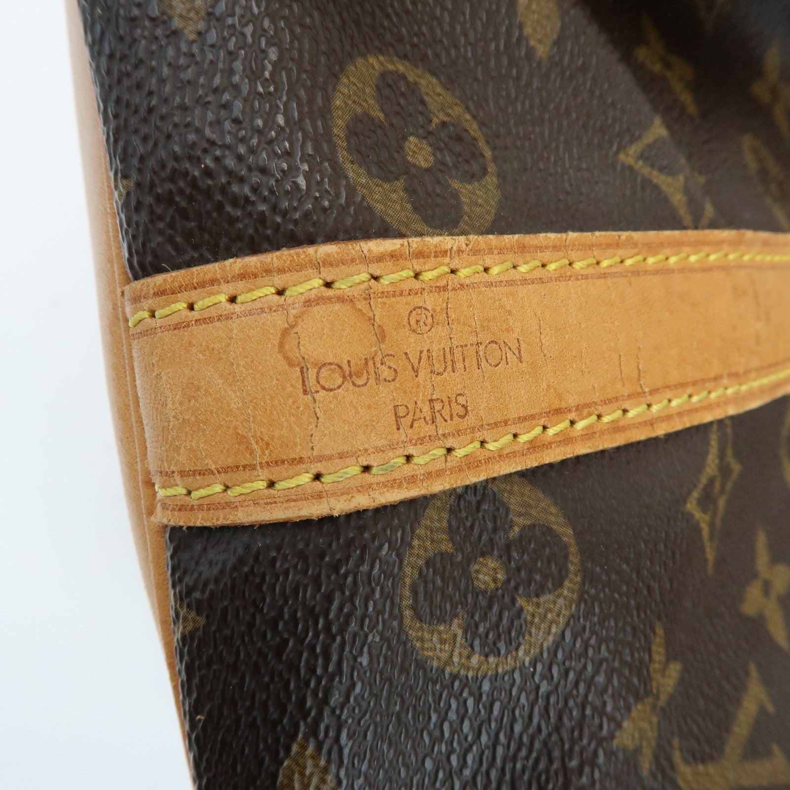 Louis Vuitton Monogram Canvas Petit Noe Shoulder Bag Brown M42226