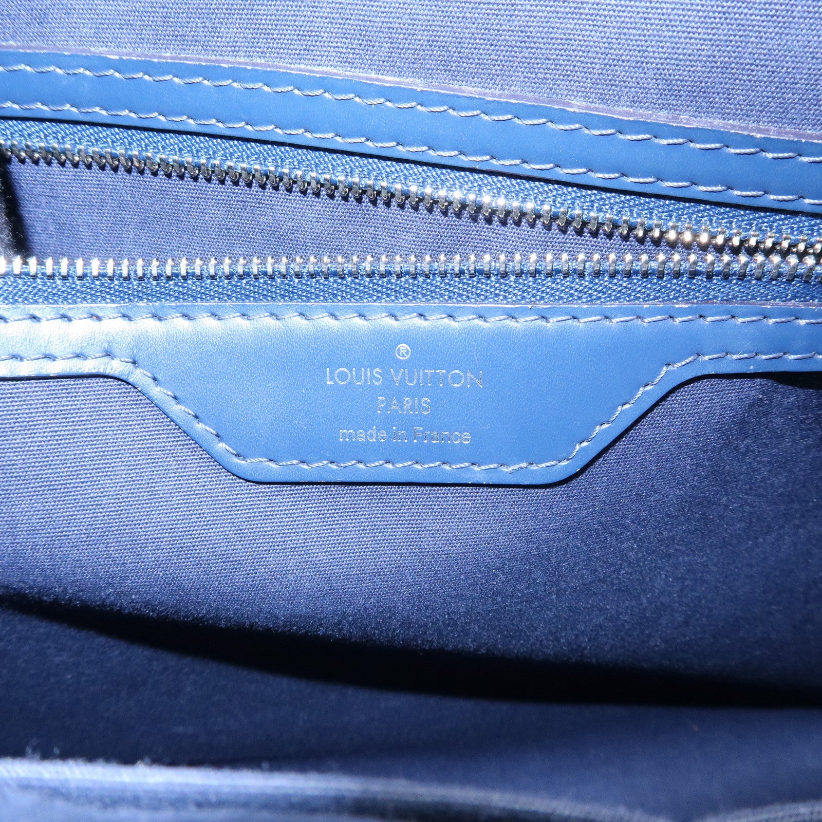 Louis Vuitton Epi Brea MM 2Way Bag Hand Bag Indigo M40821