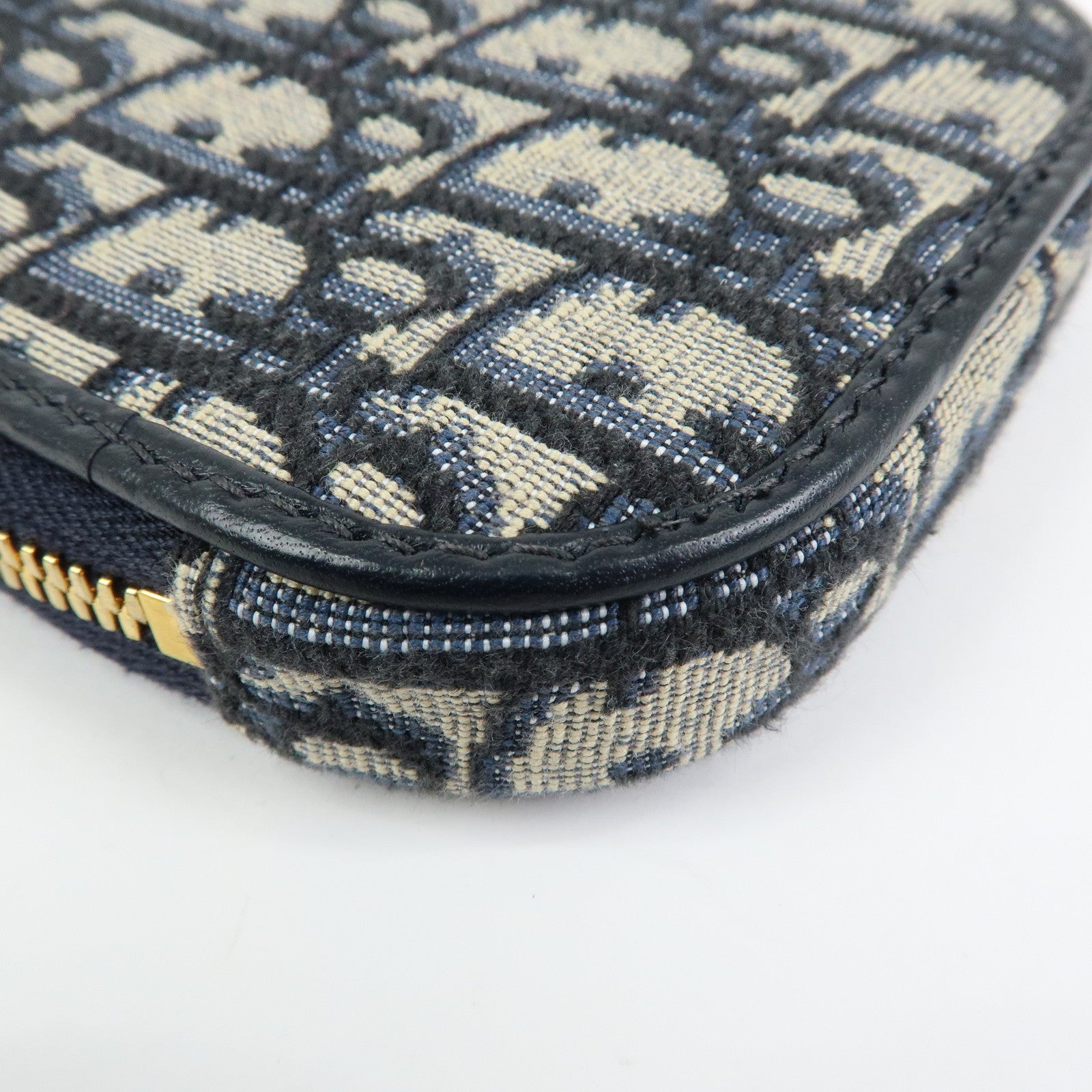 Christian Dior Oblique Jacquard Leather 30 Montaigne Phone Case