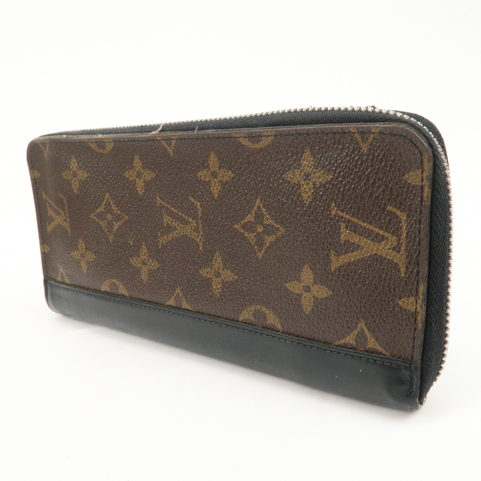 Louis Vuitton Monogram Macassar Zippy Wallet Vertical M60109